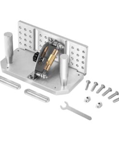 регульований пристосування для заточування ножів VEVOR, 195 мм, 85°, напрямок кута 115° з подвійними ручками для стрічкових і настільних шліфувальних машин