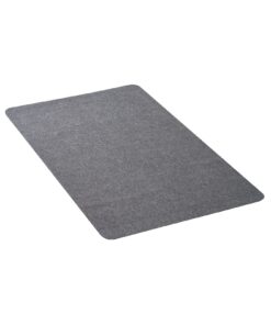 VEVOR 897x1396 мм темно-серый коврик для офисного кресла на твердые полы – нескользящий, легко чистится, защита пола