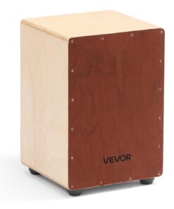 VEVOR 255x255x380 мм березовый кахон с внутренними струнами и силиконовыми ножками – деревянный ударный инструмент для всех
