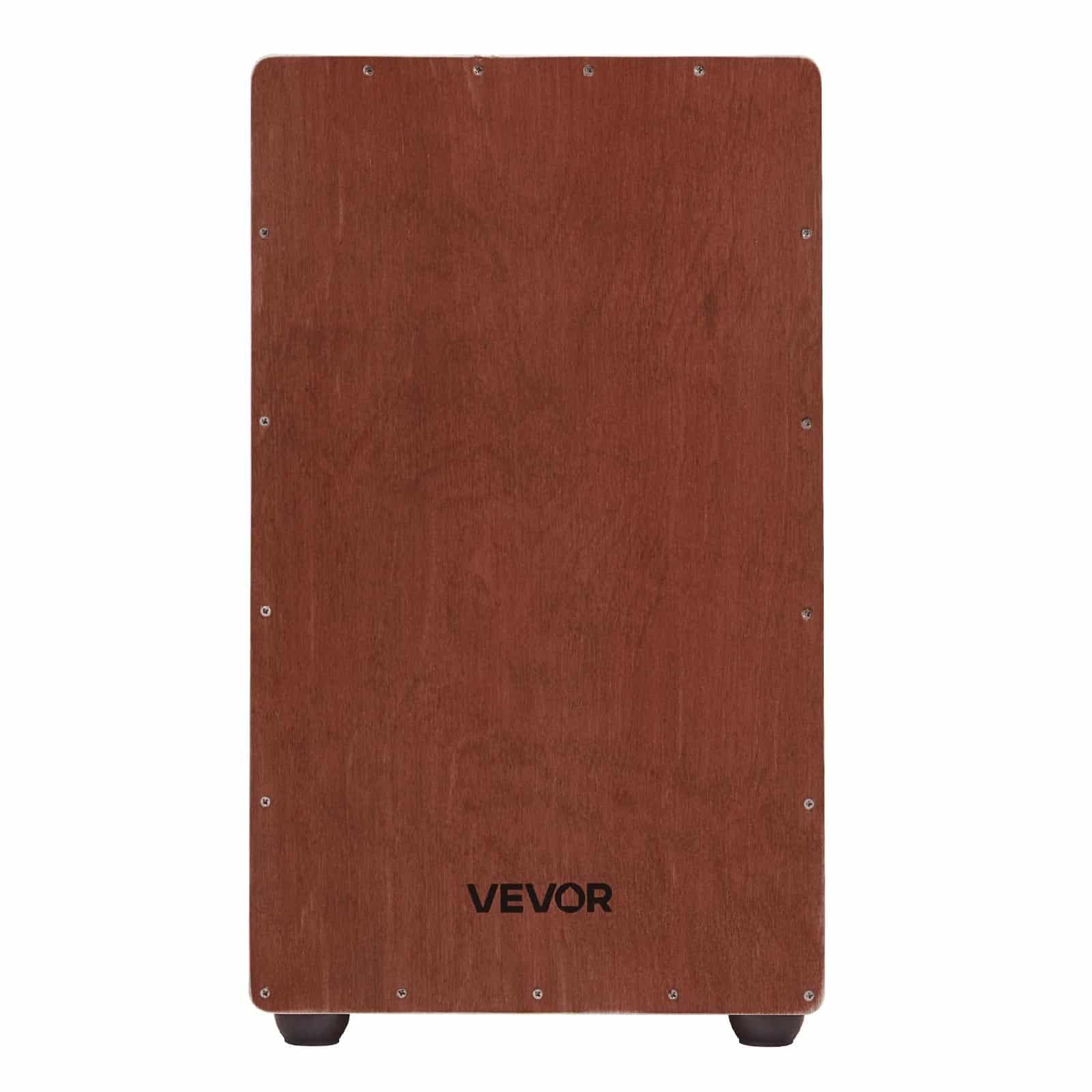 VEVOR Birch Cajon Box Drum 305x305x508mm with Snare Wires & Silicone Feet – Wooden Percussion for Beginners & Pros — изображение 10