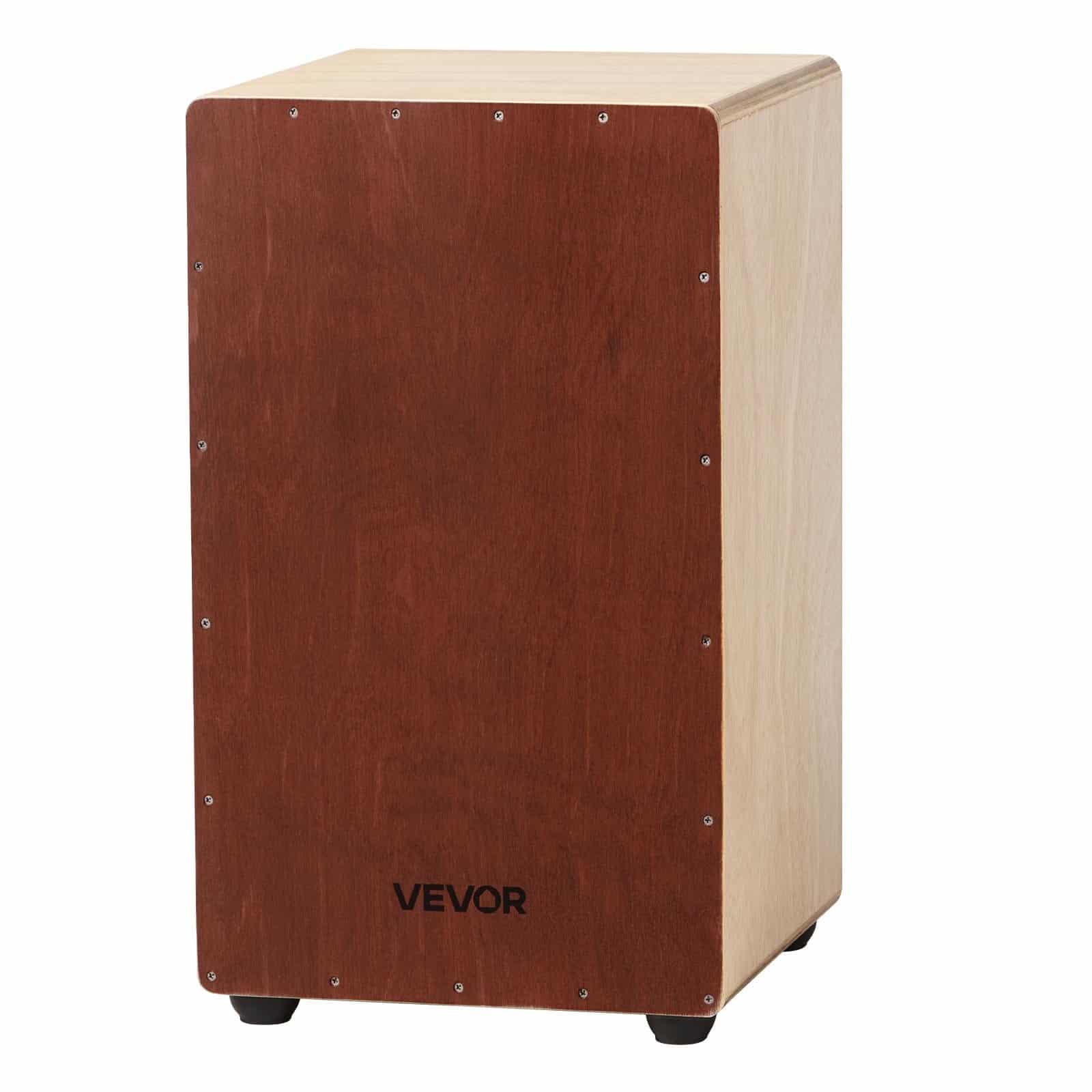 VEVOR Birch Cajon Box Drum 305x305x508mm with Snare Wires & Silicone Feet – Wooden Percussion for Beginners & Pros — изображение 11