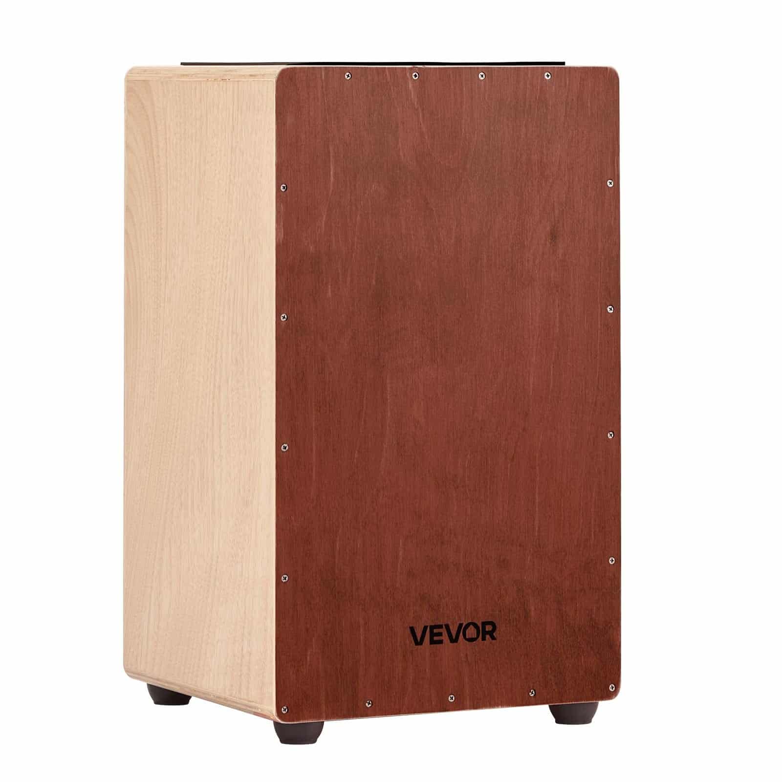 VEVOR Birch Cajon Box Drum 305x305x508mm with Snare Wires & Silicone Feet – Wooden Percussion for Beginners & Pros — изображение 12