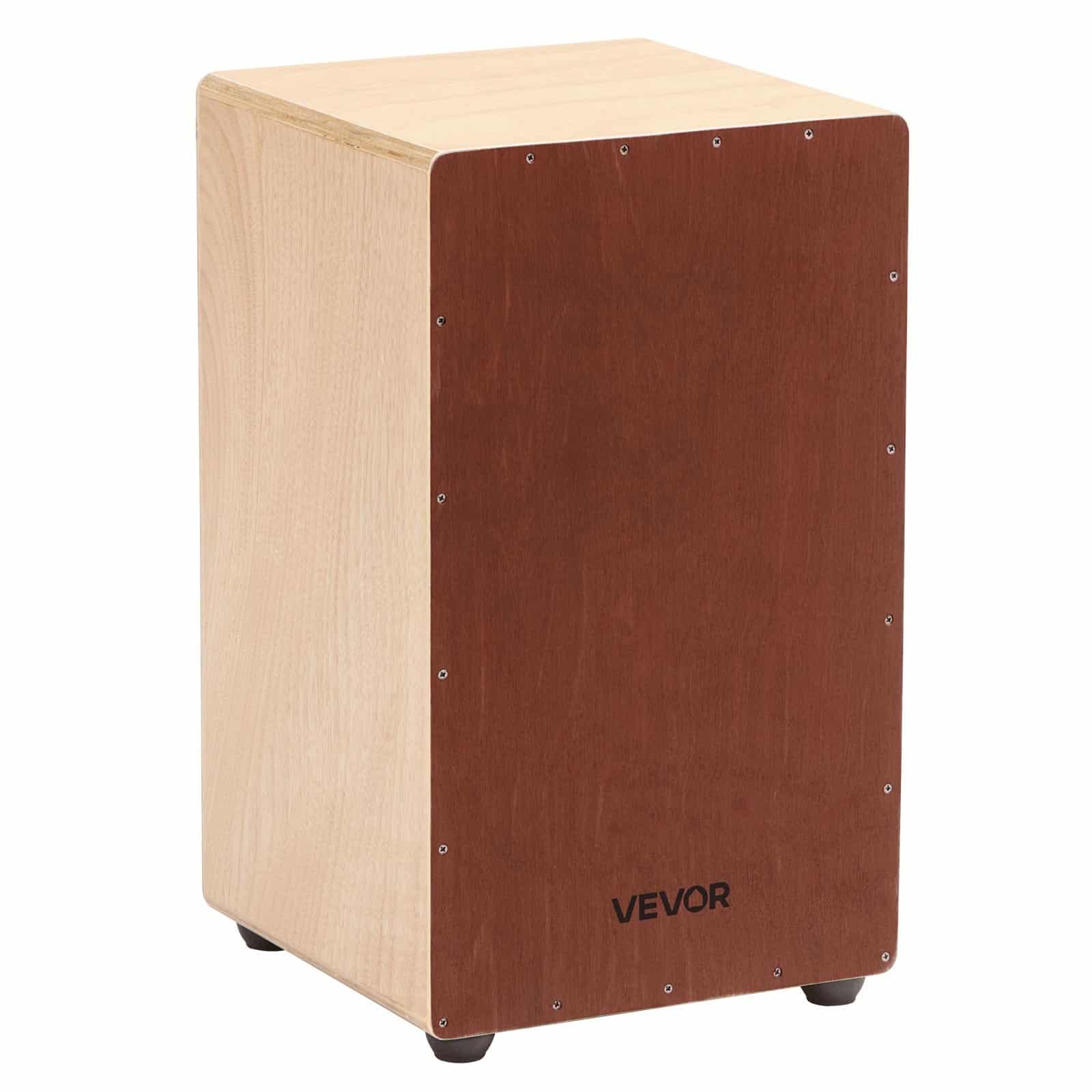 VEVOR Birch Cajon Box Drum 305x305x508mm with Snare Wires & Silicone Feet – Wooden Percussion for Beginners & Pros — изображение 9