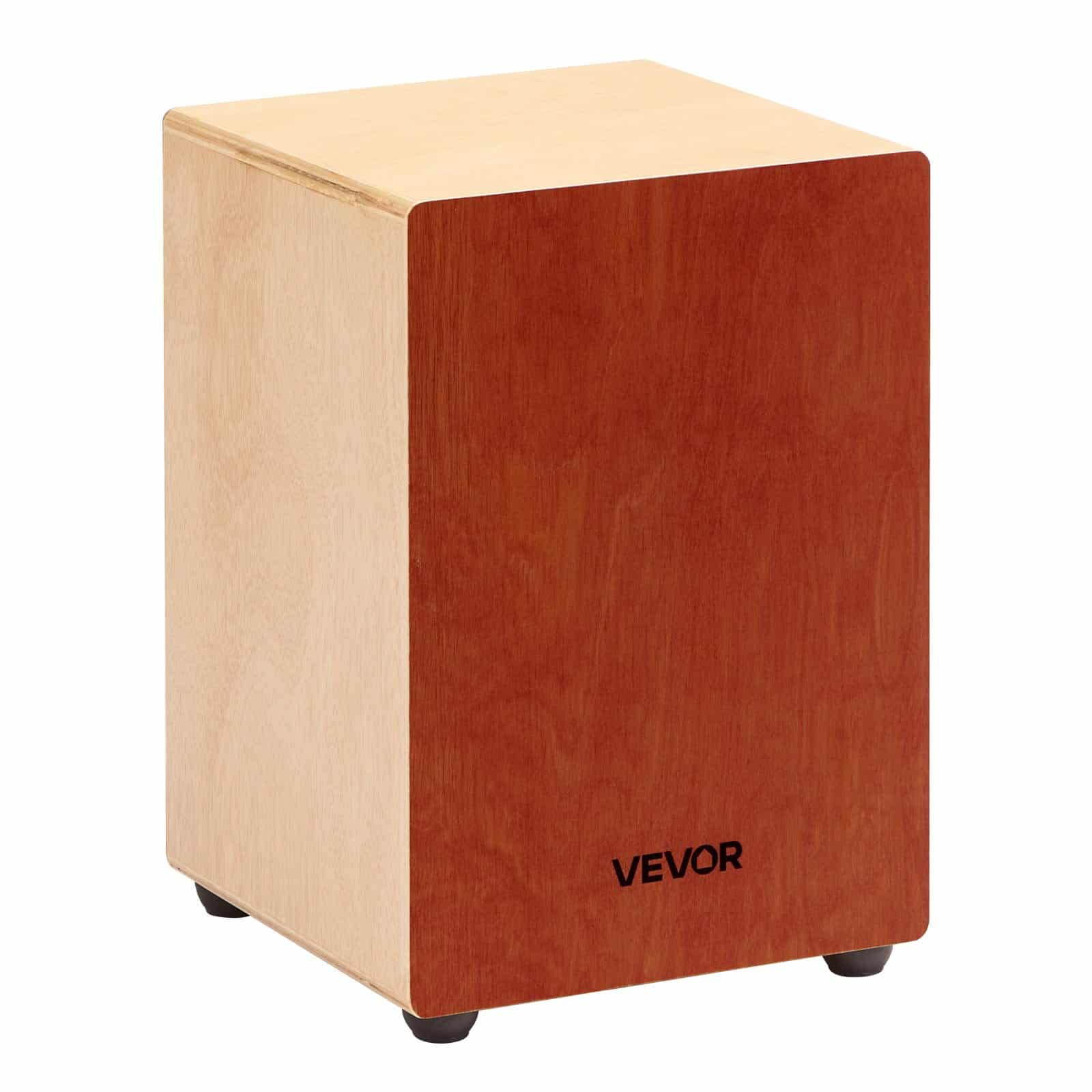 VEVOR Cajon Box Drum 305x305x430mm, Birch Wood, Internal Guitar Strings, Portable Percussion Instrument for All Levels – Paveikslėlis 9