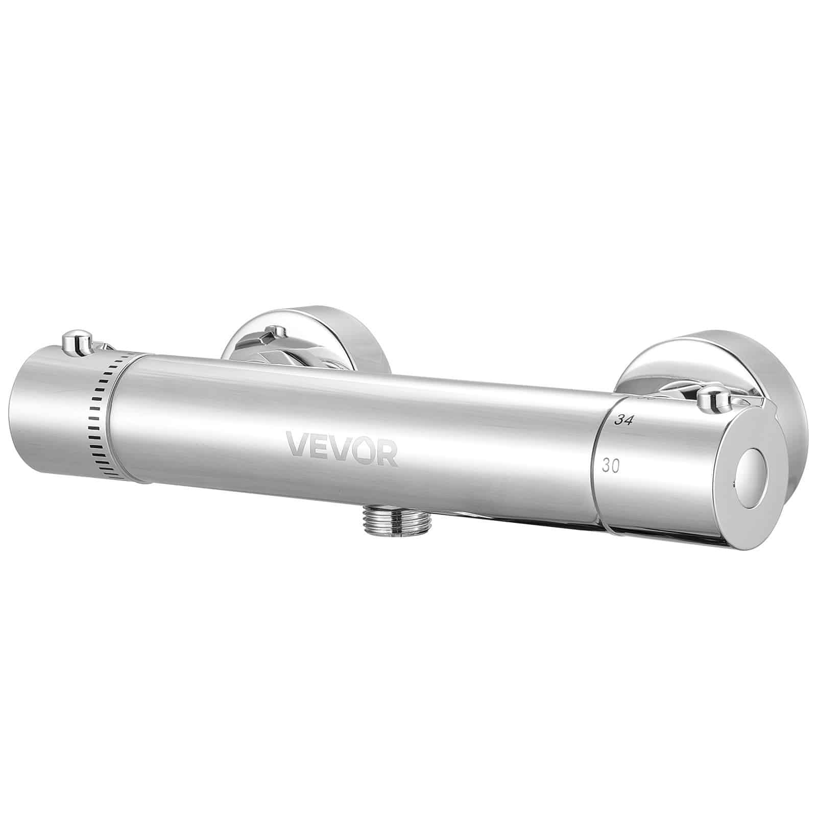 VEVOR Thermostatic Shower Valve with 38°C Lock, Brass Temperature Control Mixer for Bathroom or RV, Leak-Proof, G1/2 - Зображення 10