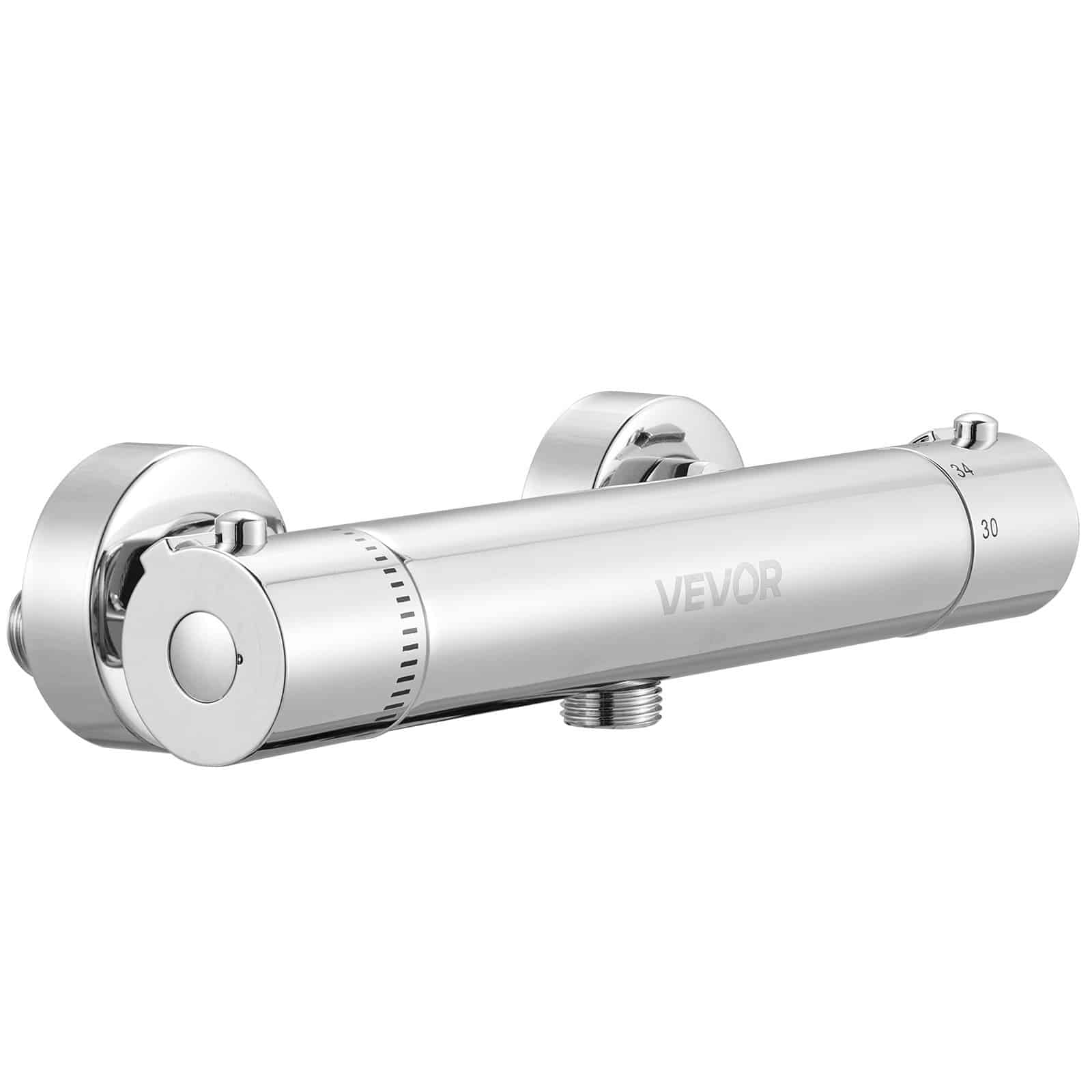 VEVOR Thermostatic Shower Valve with 38°C Lock, Brass Temperature Control Mixer for Bathroom or RV, Leak-Proof, G1/2 - Зображення 11