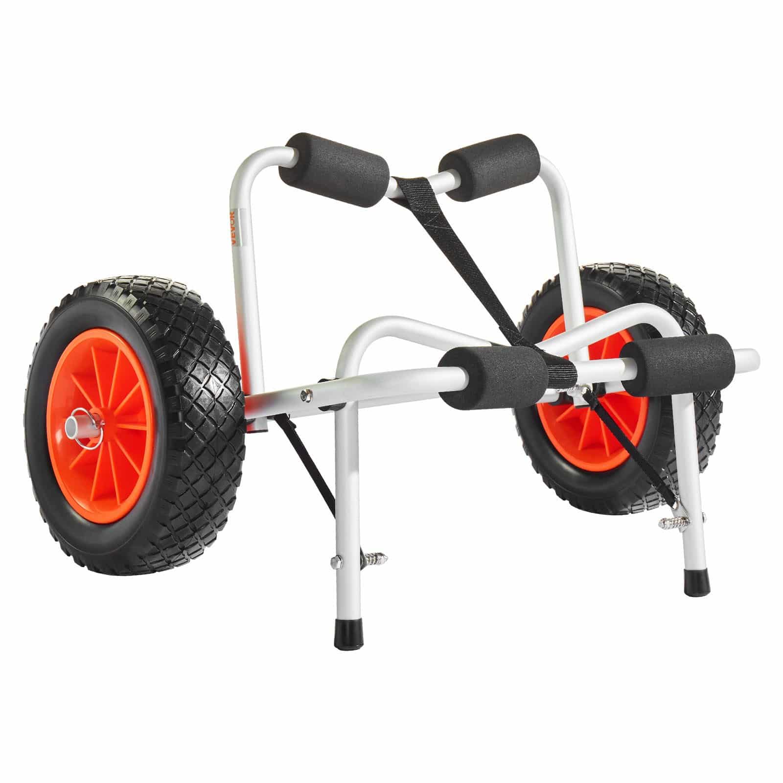 VEVOR Foldable Kayak Cart, 113.4 kg Capacity, 25.4 cm Solid Wheels, Strap Included – For Kayaks, Canoes, Paddleboards — attēls 9