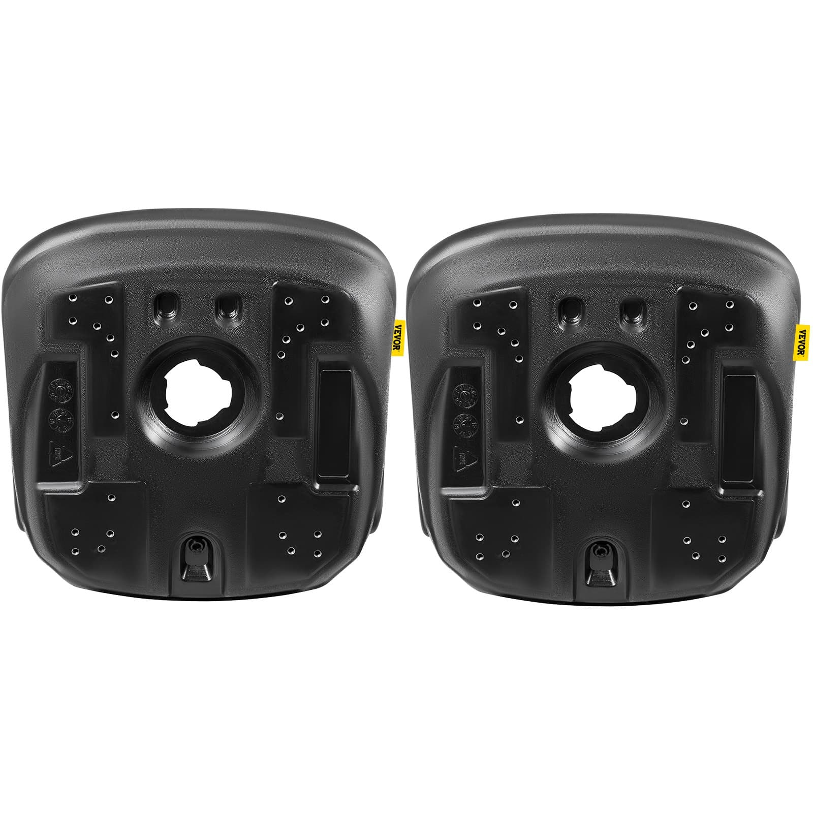VEVOR Universal Tractor Seat Pair, High-Back Vinyl Seats with Drain Hole, Fits Forklifts & Mowers, Mounting 20.3x29.2 & 28.6x29.2 cm - Image 11