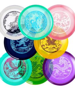 VEVOR 8-Piece Disc Golf Starter Set – PDGA Approved Discs for Beginners & Intermediate Players, Outdoor Use, TPU Material