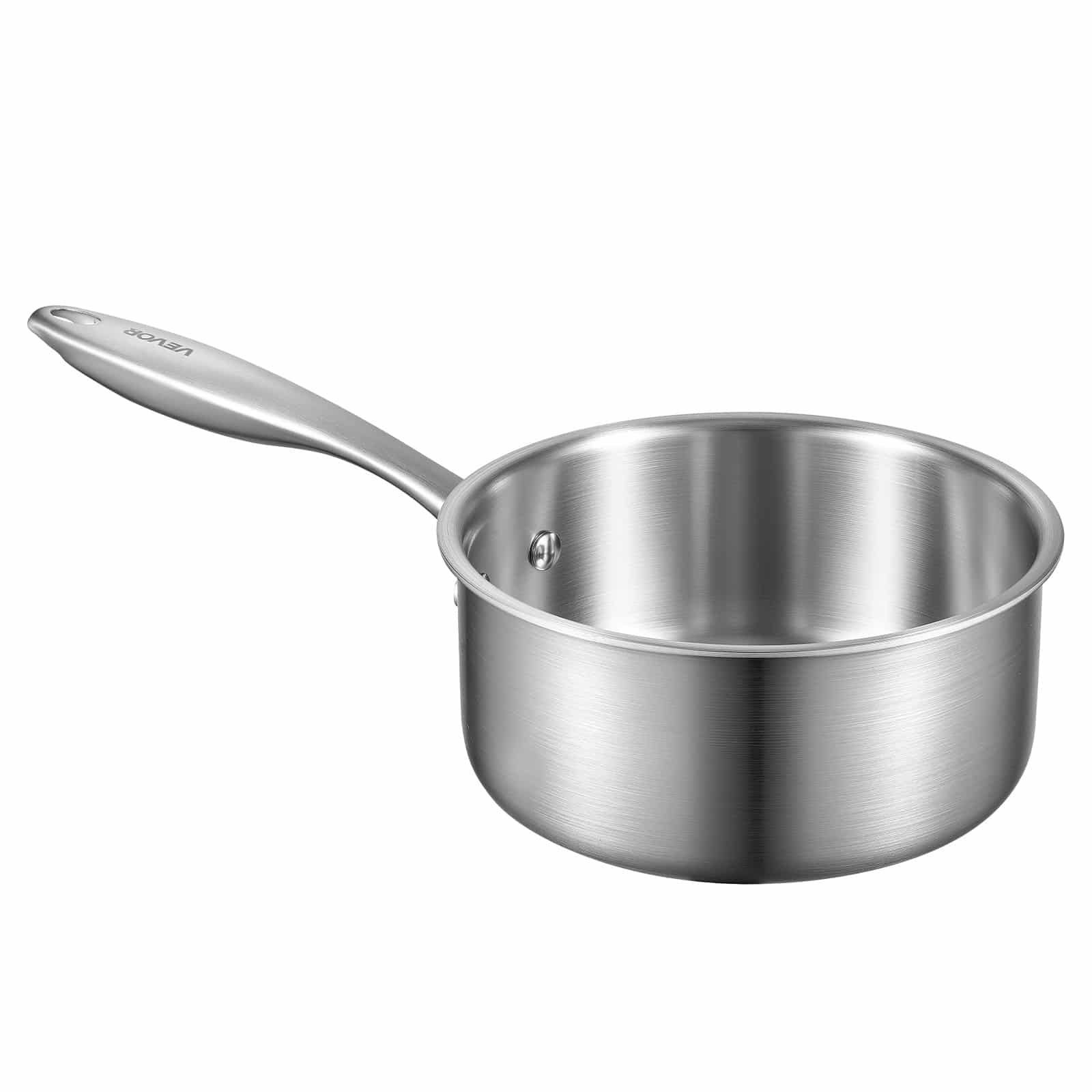 VEVOR 1.4L Stainless Steel Saucepan with Glass Lid, Nonstick Tri-Ply Pot for Induction, Oven & Dishwasher Safe — изображение 10