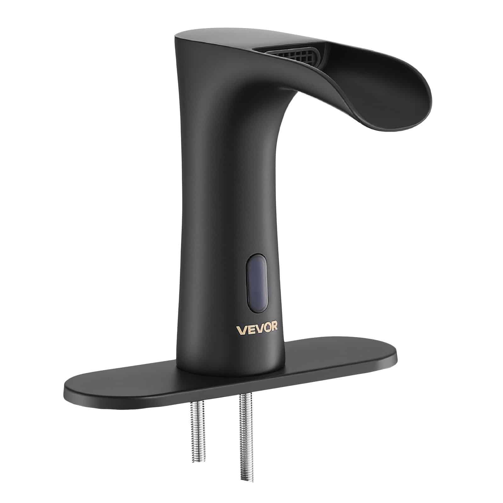 VEVOR Touchless Matte Black Bathroom Faucet, Automatic Sensor Tap with Hot/Cold Mixing Valve, Fits 9.5 mm Pipe - Зображення 9