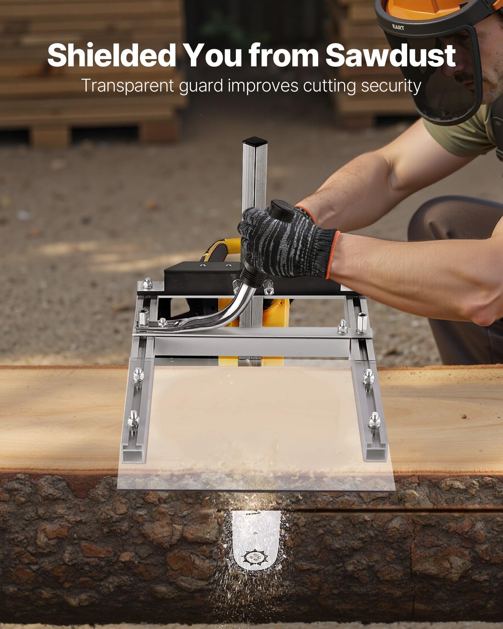 VEVOR Portable Chainsaw Mill Kit, Fits 41–51 cm Bars, Adjustable 0.5–30 cm Cutting Thickness, Durable Sawmill for Woodworkers — изображение 4
