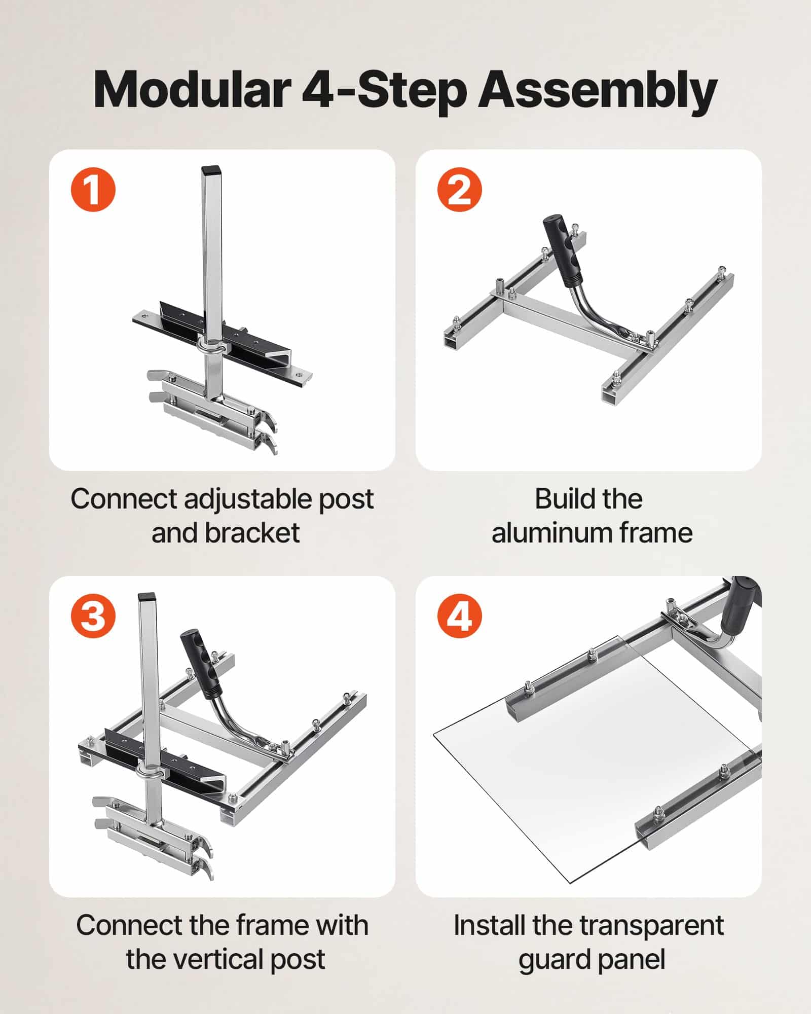 VEVOR Portable Chainsaw Mill Kit, Fits 41–51 cm Bars, Adjustable 0.5–30 cm Cutting Thickness, Durable Sawmill for Woodworkers — изображение 6