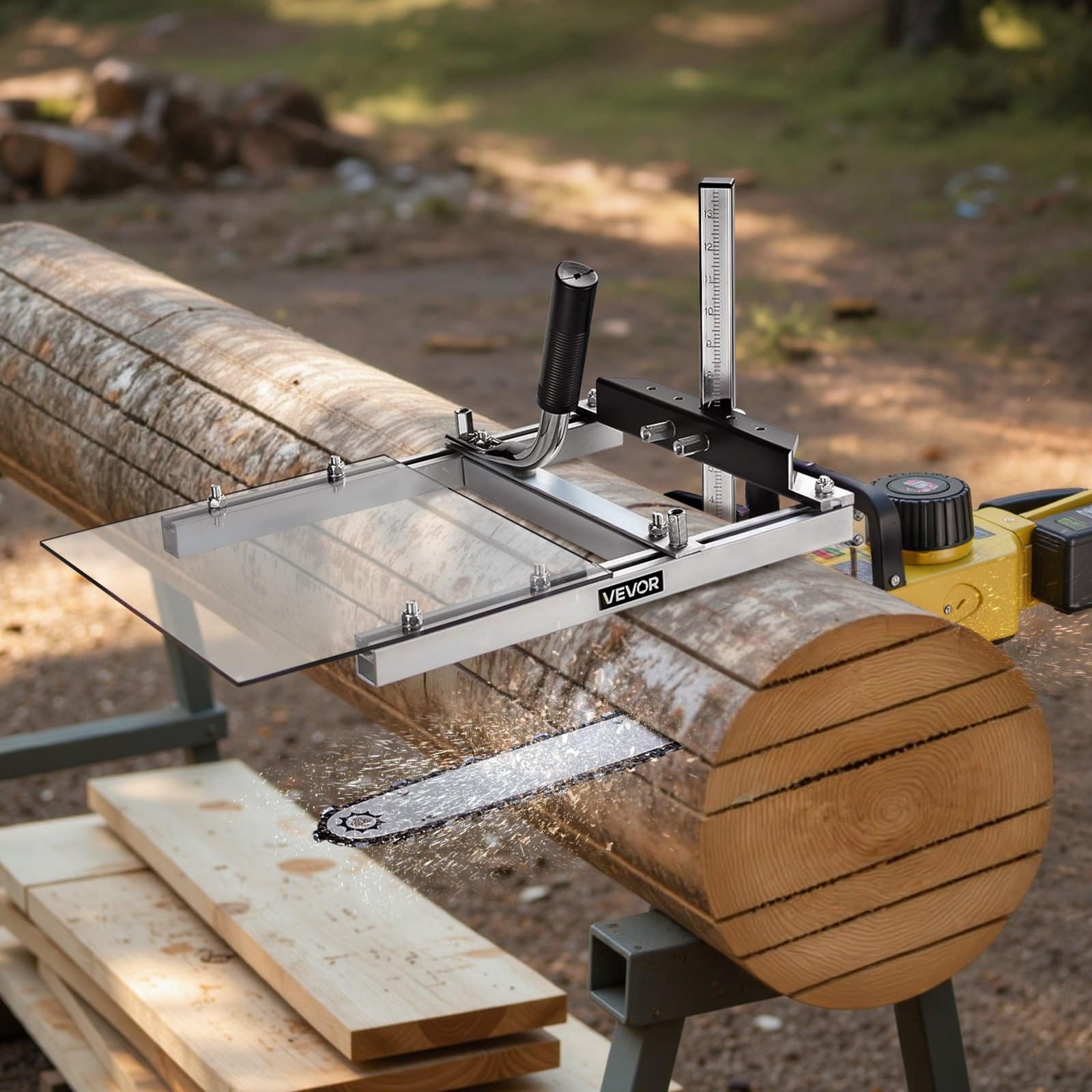 VEVOR Portable Chainsaw Mill Kit, Fits 41–51 cm Bars, Adjustable 0.5–30 cm Cutting Thickness, Durable Sawmill for Woodworkers — изображение 8