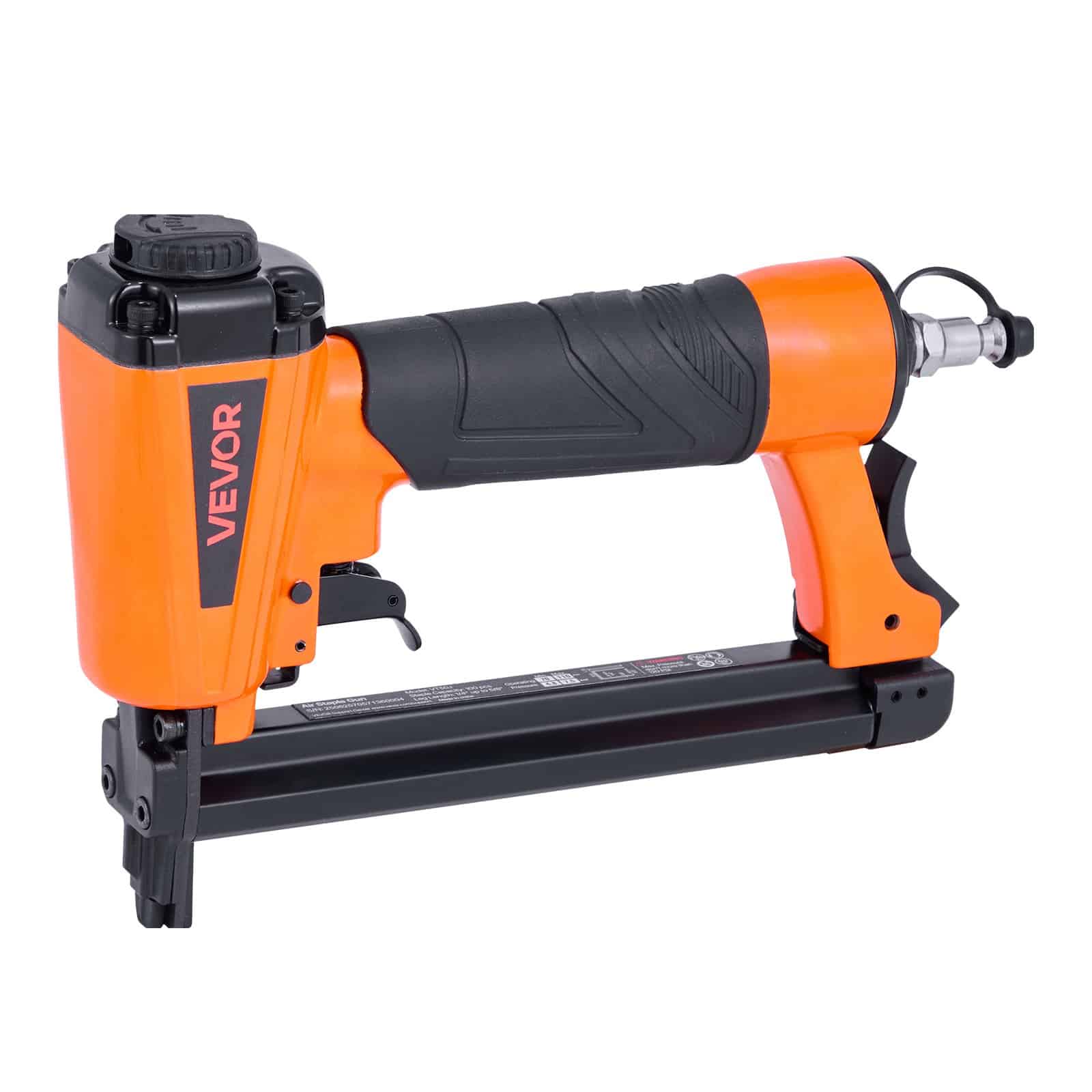VEVOR 20 Gauge Pneumatic Staple Gun for 10.8mm Crown 4–16mm Staples, 70–110 PSI Air Stapler for Upholstery & Woodworking — attēls 9