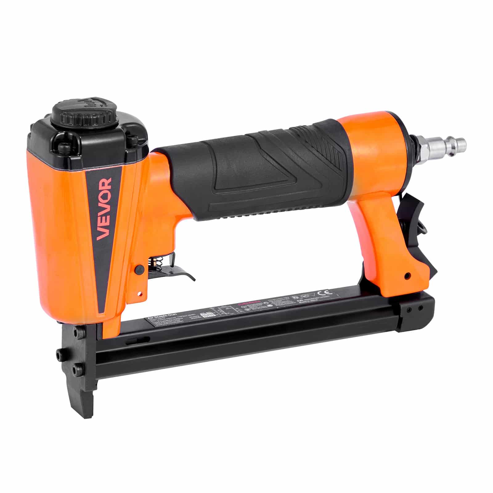VEVOR 21-Gauge Pneumatic Upholstery Staple Gun for 80 Series Staples (12.8mm Crown, 6–16mm), 70–110 PSI, Air-Powered Tool — изображение 9