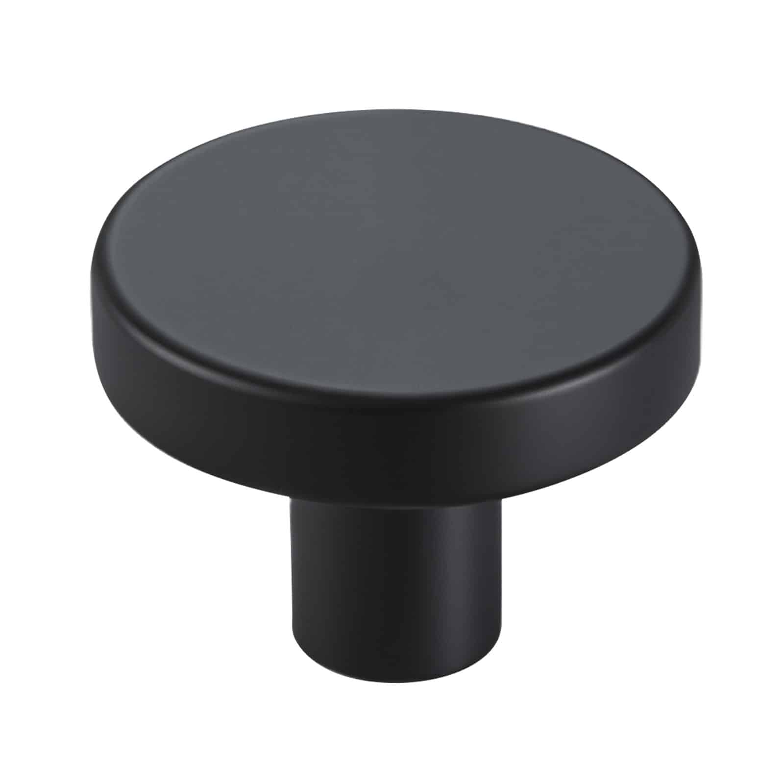 VEVOR 10-Pack Black Zinc Alloy Cabinet Knobs, 32 mm Solid Mushroom Drawer Pulls with Screws for Kitchen, Bathroom & Closets – Paveikslėlis 9