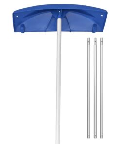 VEVOR Roof Snow Rake with 60cm Blade, 1.18–5.55m Telescopic Handle, Wheels & Anti-Slip Grip – Lightweight Snow & Debris Remover