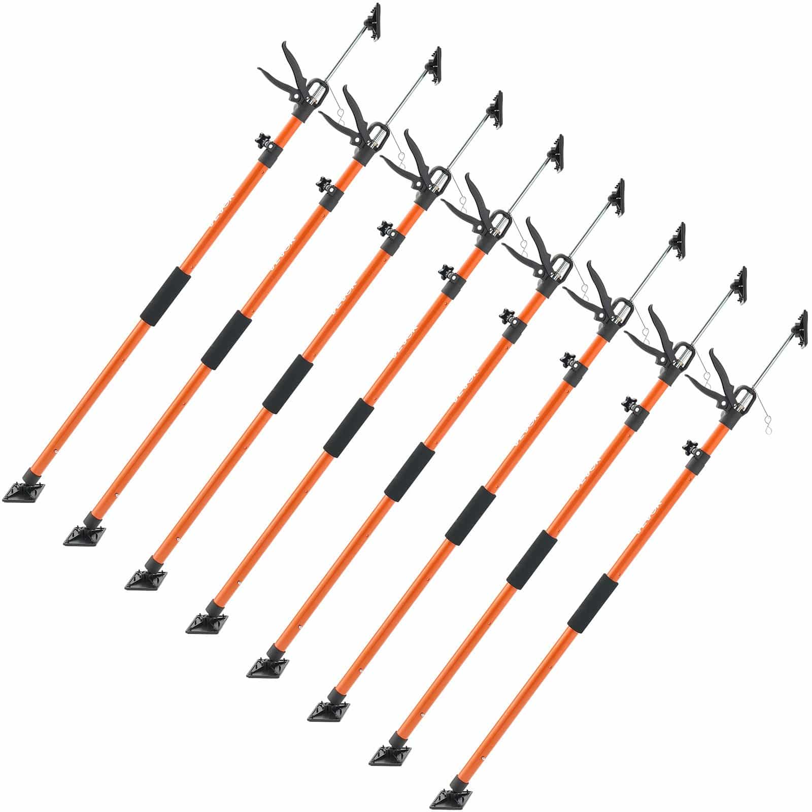 VEVOR 8-Pack Telescopic Cabinet Support Poles, 116–290 cm, 70 kg Load, Adjustable Jack for Cabinets, Drywall & Cargo - Image 10