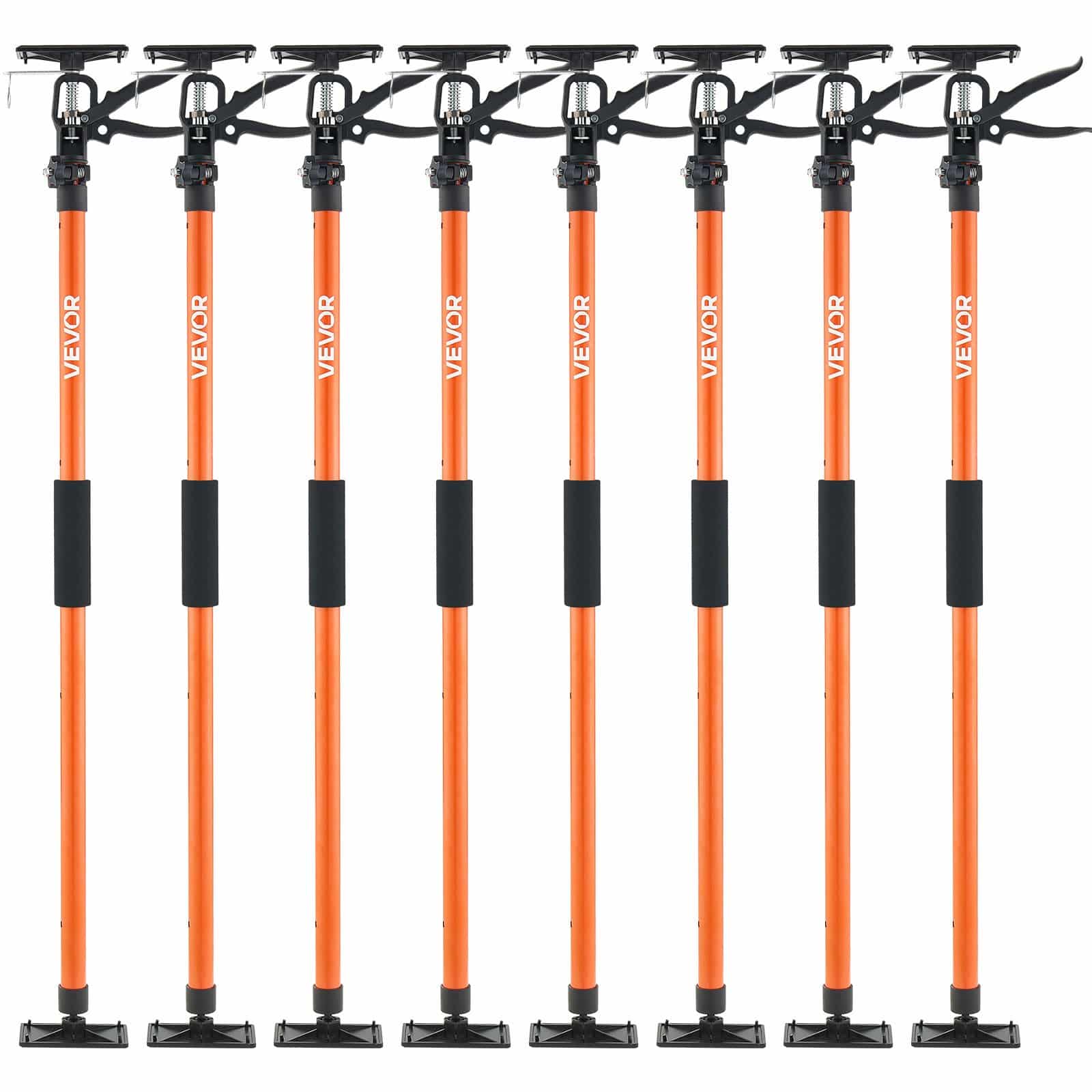 VEVOR 8-Pack Telescopic Cabinet Support Poles, 116–290 cm, 70 kg Load, Adjustable Jack for Cabinets, Drywall & Cargo - Image 11