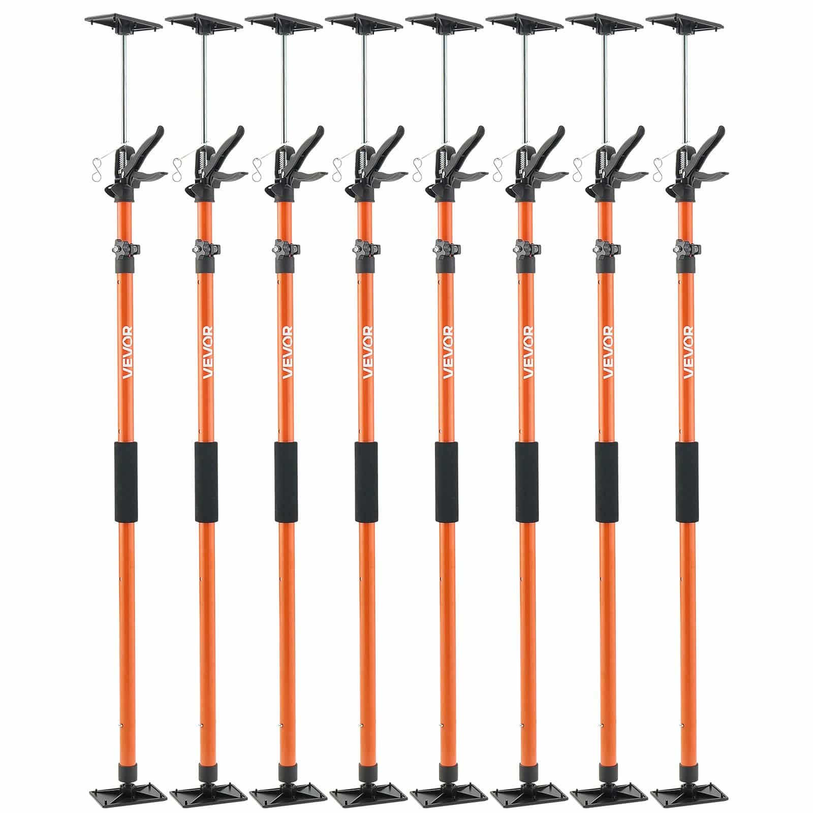 VEVOR 8-Pack Telescopic Cabinet Support Poles, 116–290 cm, 70 kg Load, Adjustable Jack for Cabinets, Drywall & Cargo - Image 9