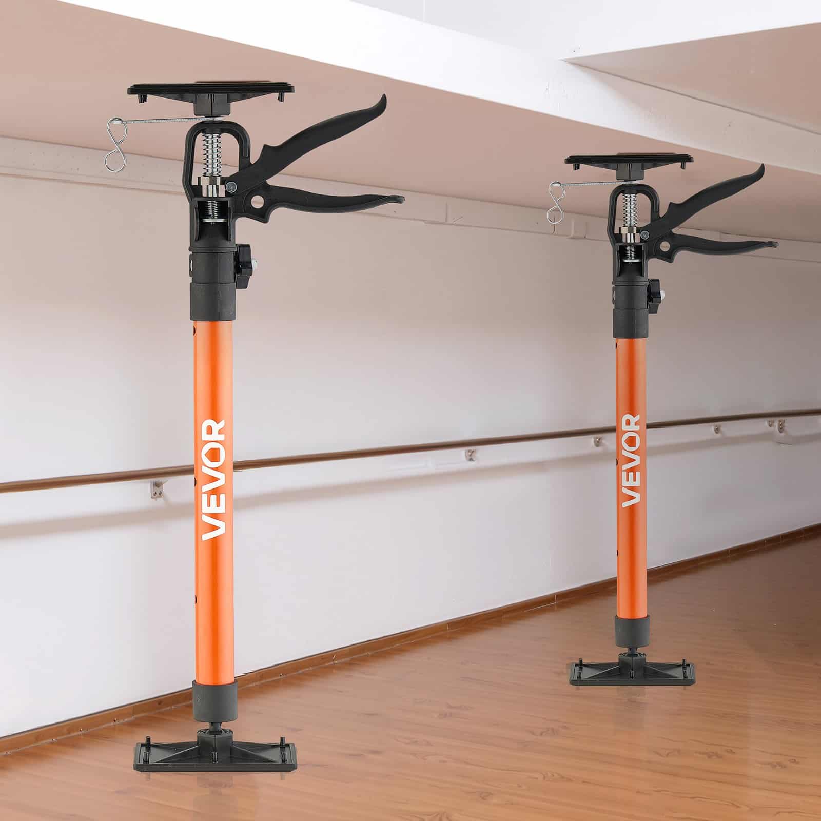 VEVOR Adjustable Cabinet Jack Support Poles 2-Pack, 54–155 cm, 70 kg Load, Telescopic Rods for Cabinets & Drywall Installation - Image 8