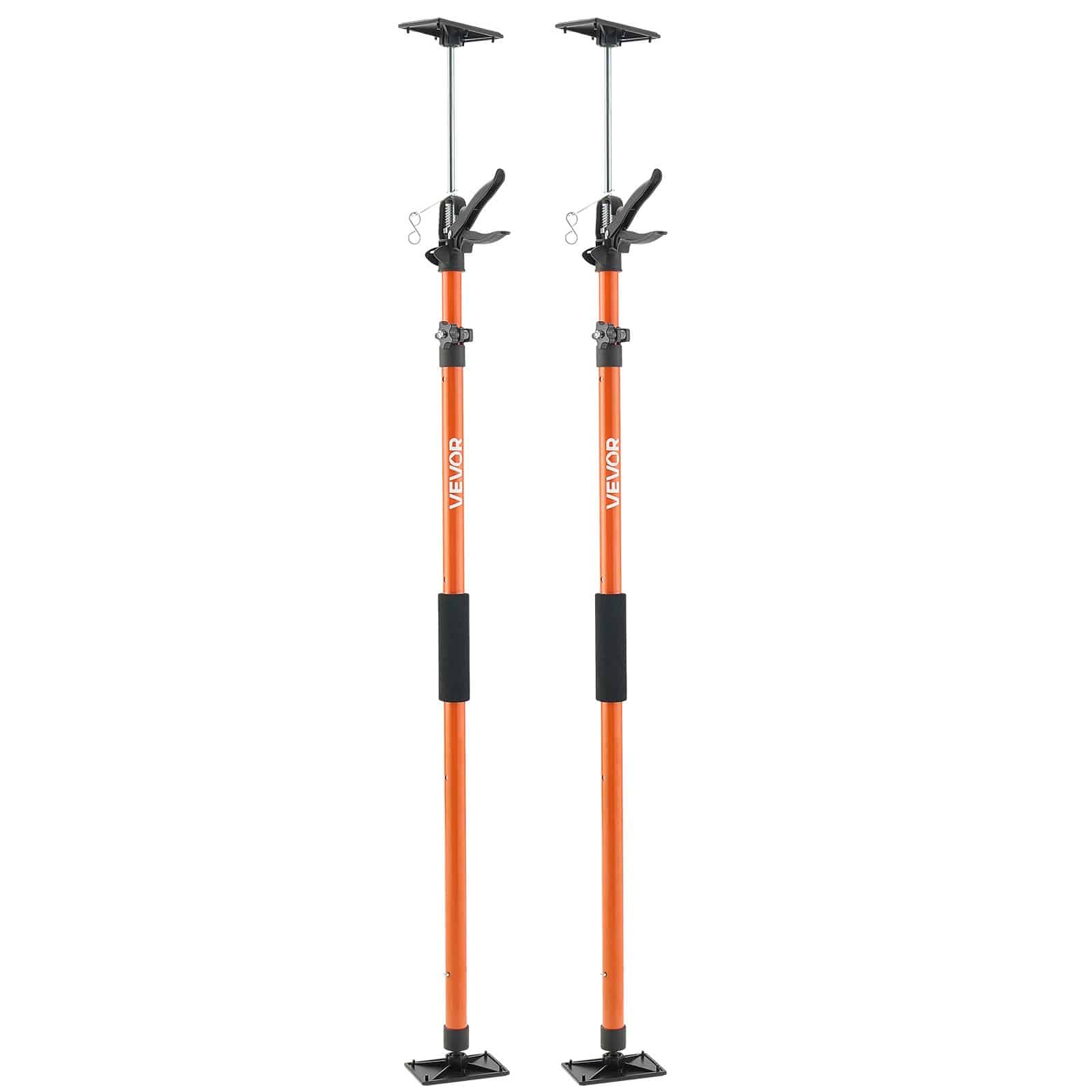 VEVOR Adjustable Cabinet Jack Support Poles 2-Pack, 116–290 cm, 70 kg Load, Telescopic Rods for Drywall & Cabinet Installation - Image 9