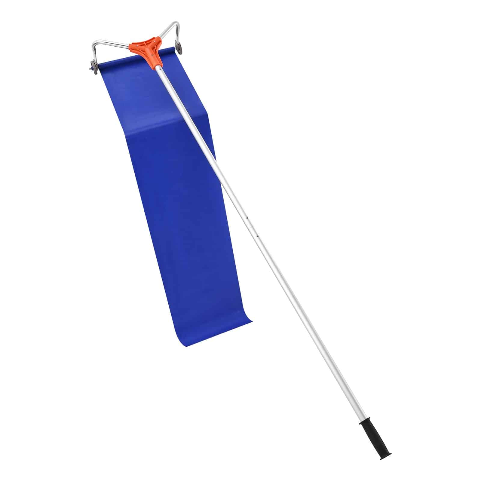 VEVOR Roof Snow Rake with 27cm Aluminum Blade, 1.25–5.24m Telescopic Handle, Wheels & Slide, Lightweight Snow & Debris Remover - Image 11