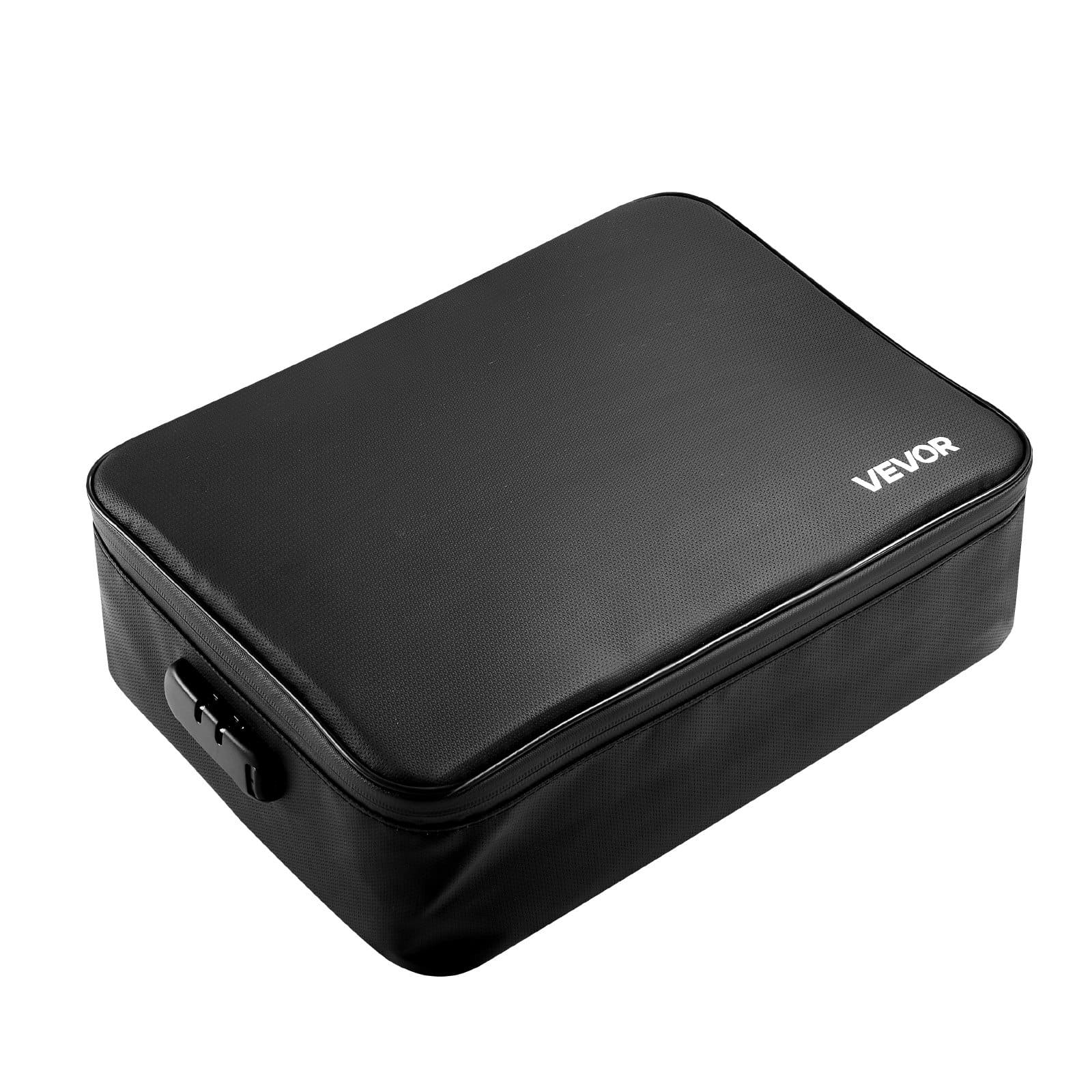 VEVOR Fireproof & Waterproof Document Box with Lock, 1000°C Heat Resistant, Portable 2-Layer File Organizer for Home & Office — Attēls 10