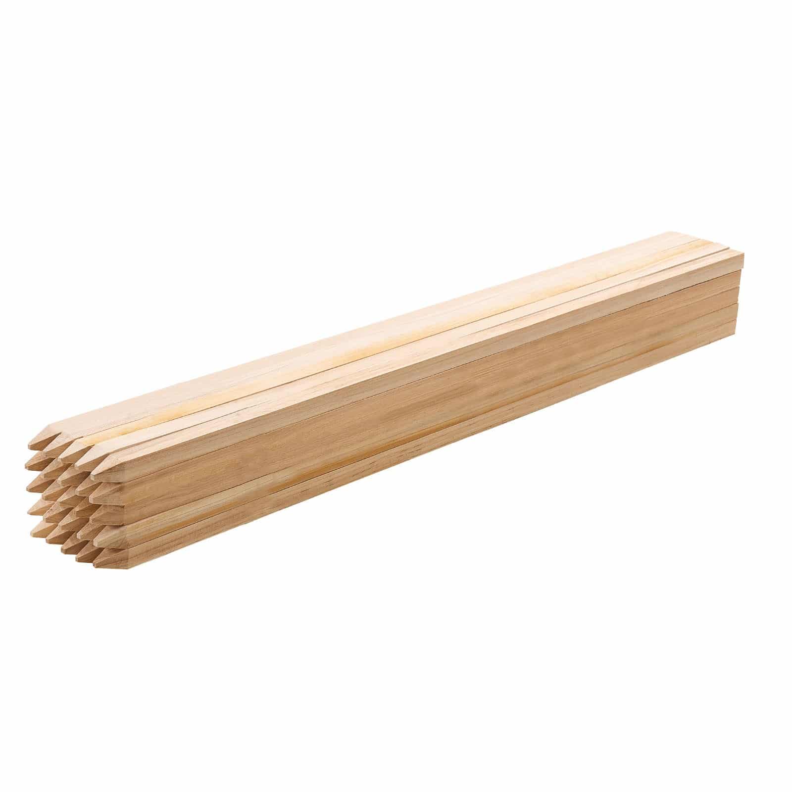 VEVOR 25 Wooden Garden Stakes 19×19×914 mm – Fir Wood Plant Support Stakes with Sharp Point for Garden, Fence, Landscaping — изображение 9