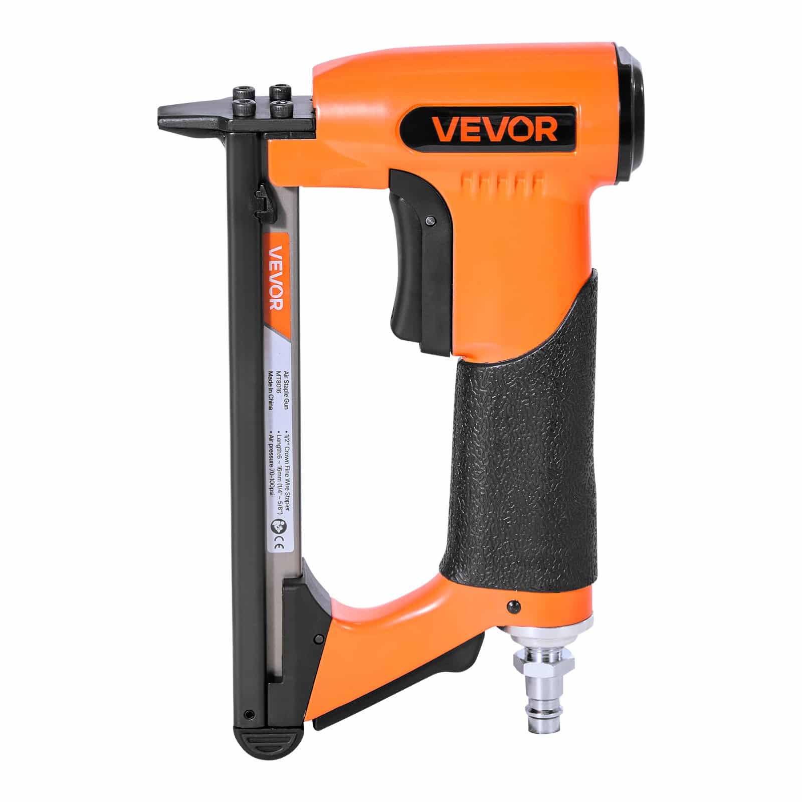 VEVOR 21 Gauge Pneumatic Staple Gun for 80 Series Staples, 12.8mm Crown, 6–16mm Length, 150pcs Capacity, for Upholstery & Woodwork — attēls 10