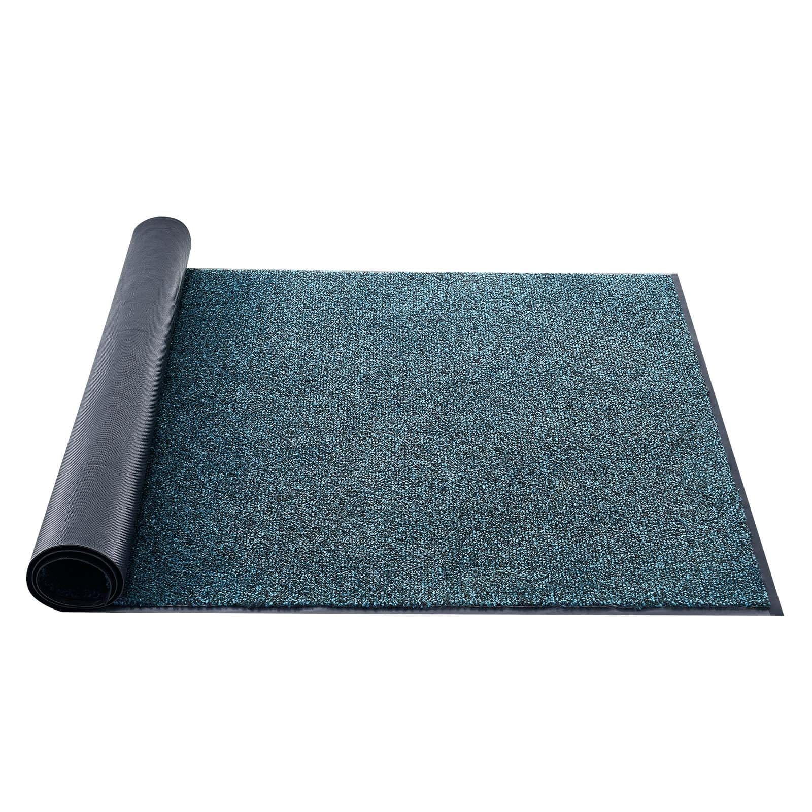 VEVOR Heavy Duty PVC Backed Front Door Mat 1829x1219mm, Indoor/Outdoor Washable Entry Rug, Slate Blue Commercial Carpet - Image 11