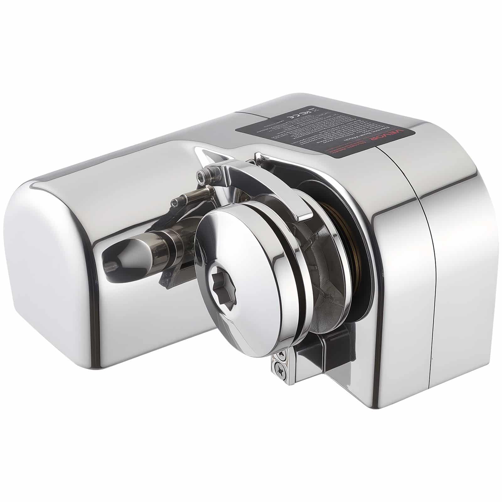 VEVOR 12V 600W Horizontal Boat Anchor Windlass, Max Pull 260kg, for 7–9m Boats, Fits 6.35mm Chain & 14.3/15.9mm Rope, Stainless Steel - Зображення 12
