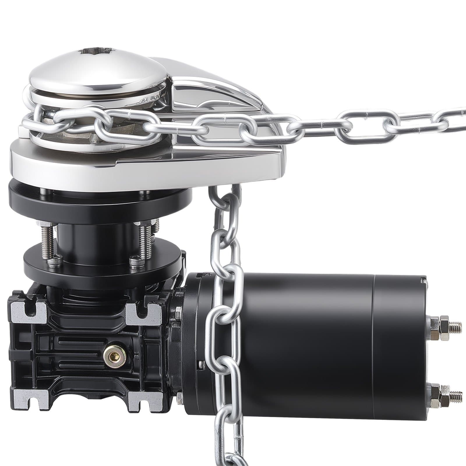 VEVOR 12V 600W Vertical Anchor Windlass for Boats 6–11m, Max Pull 320kg, Fits 6.35mm Chain or 14.3/15.9mm Rope, 316 SS - Зображення 11
