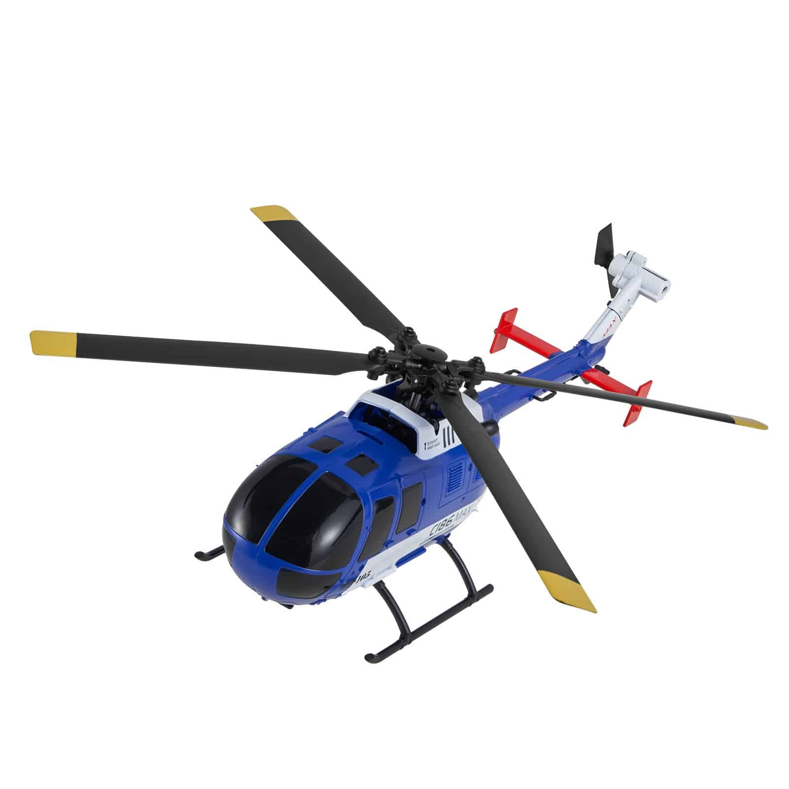 VEVOR 2.4GHz 4-Propeller RC Helicopter with LED, 6-Axis Gyro, One-Key Takeoff, Toy Plane for Beginners & Kids 8+ (Range 70m) — attēls 9