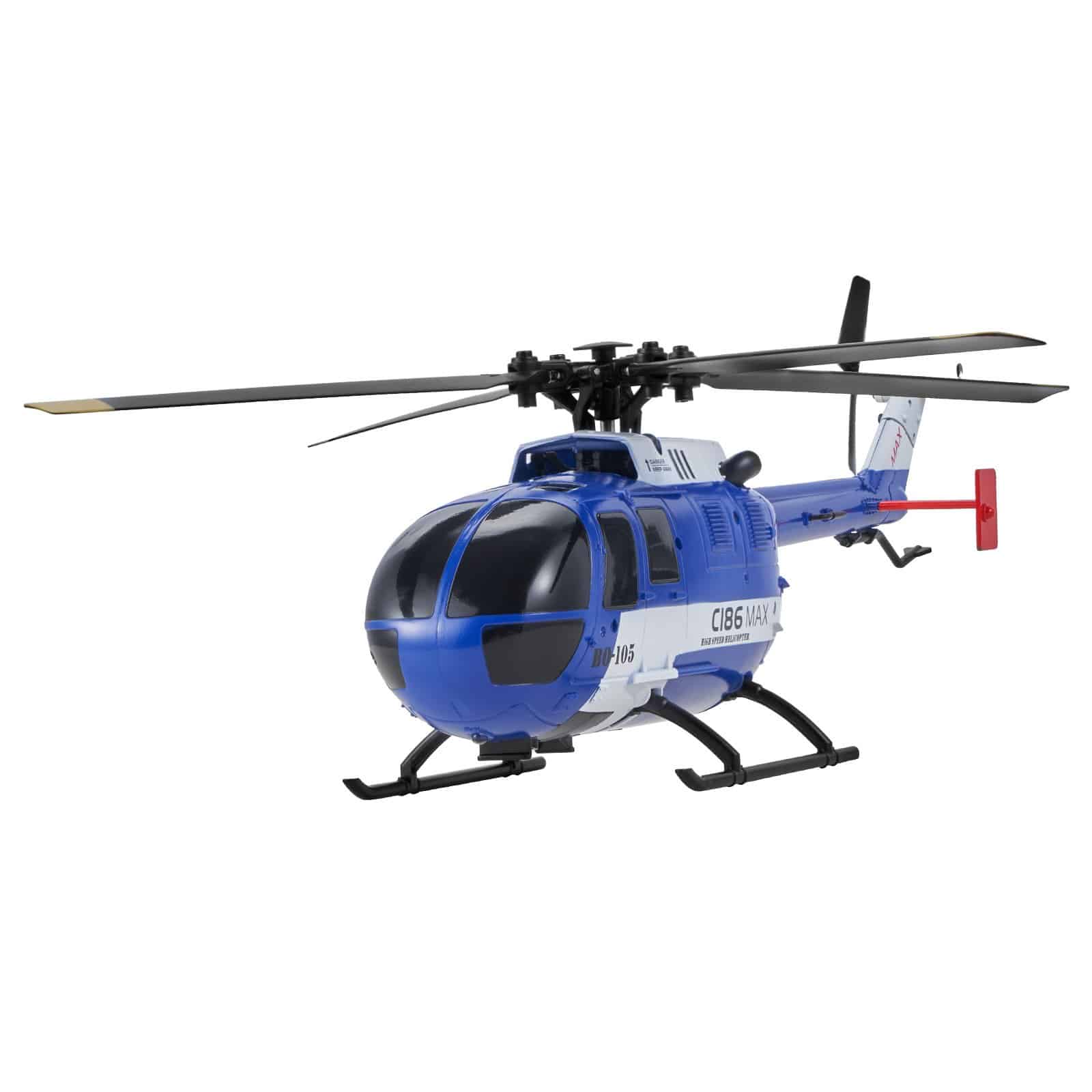 VEVOR 2.4GHz 4-Propeller RC Helicopter with LED, 6-Axis Gyro, One-Key Takeoff, Toy Plane for Beginners & Kids 8+ (Range 70m) — attēls 10