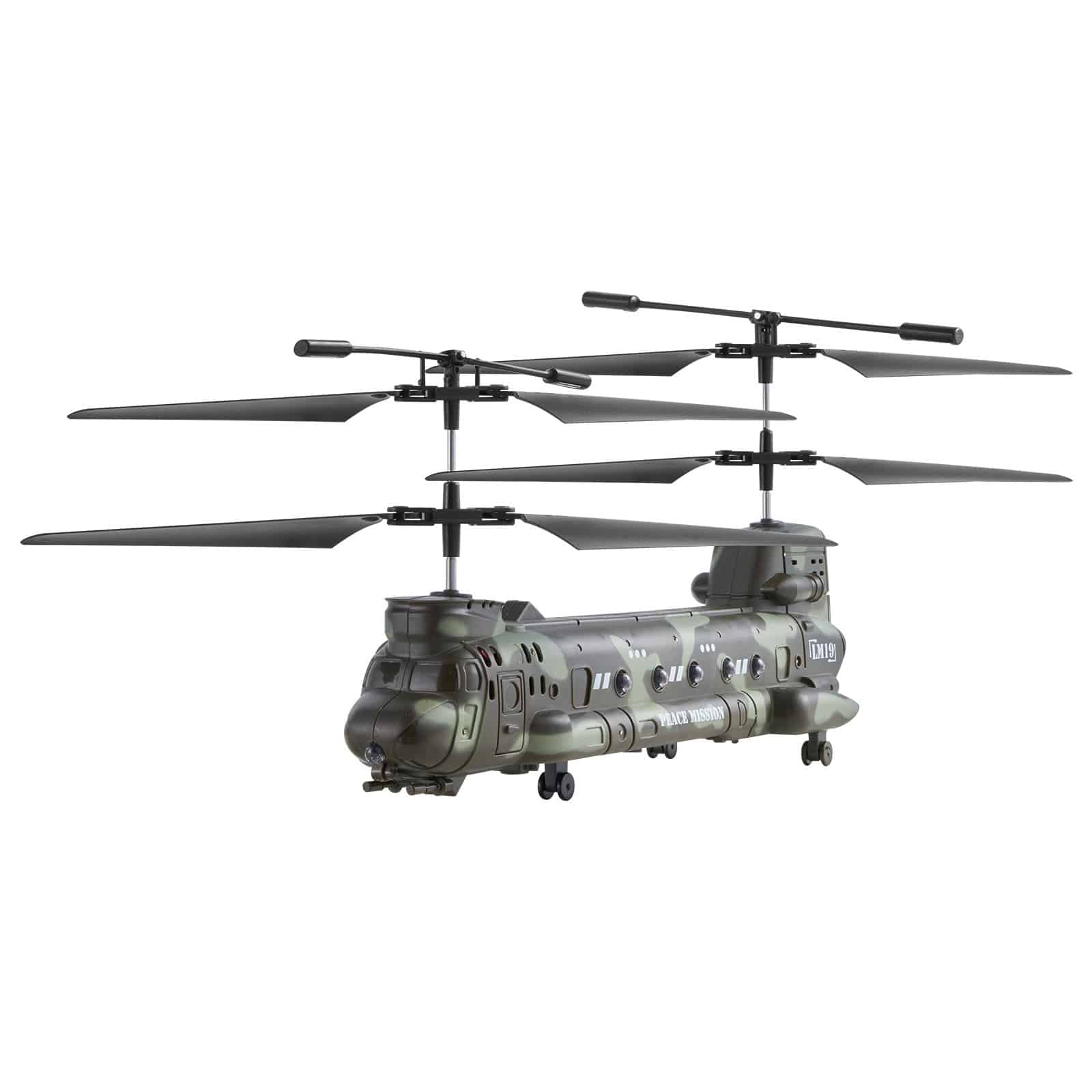 VEVOR RC Military Helicopter Toy, 2.4GHz, 3.5-Channel, LED Lights, 20 Min Flight, One-Key Control, for Kids 8+ — attēls 11