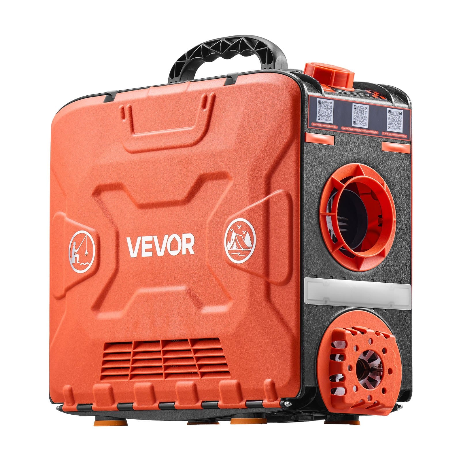 VEVOR 5–8kW 12V Diesel Air Heater with Bluetooth App, Remote & LCD, 4.5L Tank – Portable All-in-One for RVs, Vans, Campers, Garages — attēls 9
