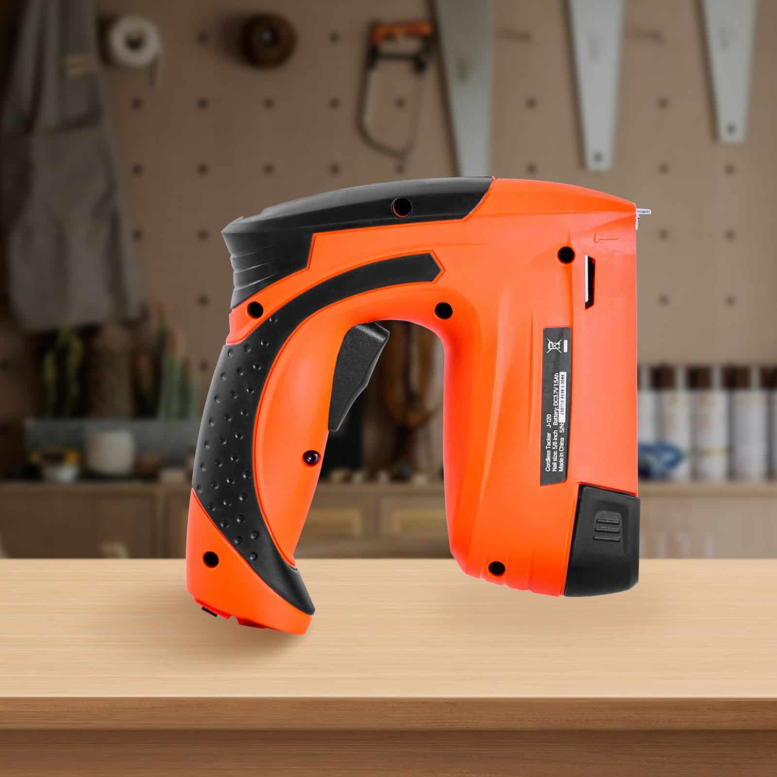 VEVOR Cordless 2-in-1 Brad Nailer & Staple Gun, 18GA, 15mm Nails & 6–14mm Staples, Battery Powered, for Woodworking & DIY - Зображення 8