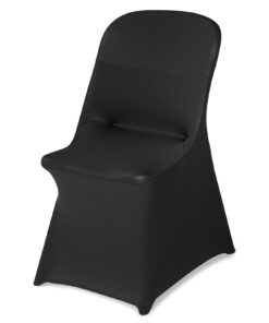 VEVOR 30 musta venivat toolikatted, polüester-spandeksist katted pulmadeks, pidudeks, söömiseks, sobib kuni 46x50x86 cm