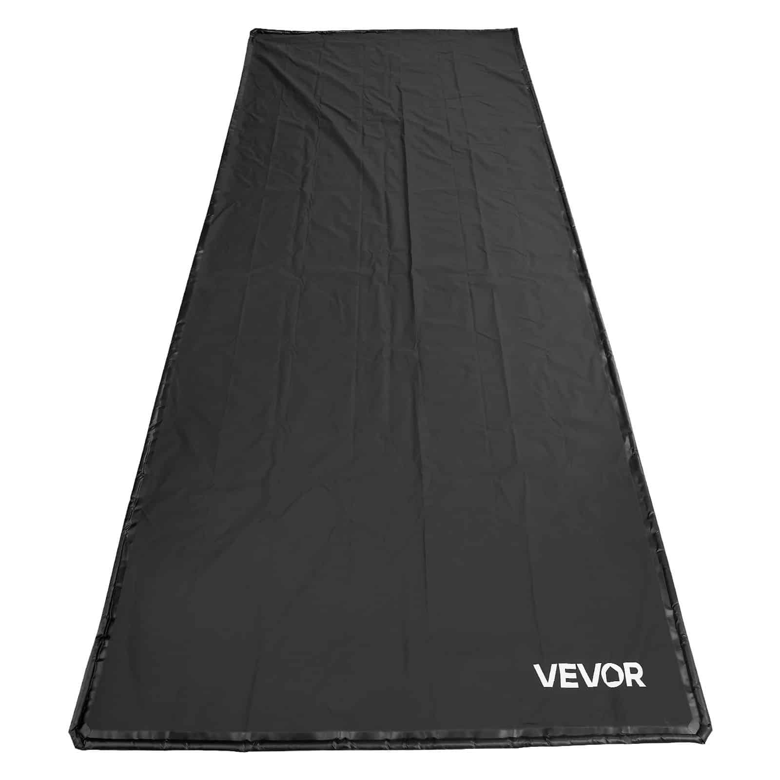 VEVOR 2.6x6.1 m PVC Garage Containment Mat with Squeegee, Waterproof Non-Slip Floor Protector for Cars, SUVs, Trucks, Black - Image 10