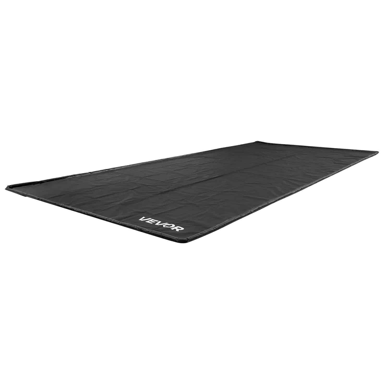 VEVOR 2.6x6.1 m PVC Garage Containment Mat with Squeegee, Waterproof Non-Slip Floor Protector for Cars, SUVs, Trucks, Black - Image 11