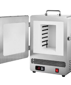 VEVOR 1650W elektriskā kausēšanas krāsns ar PID vadību, līdz 1200℃ metālu kausēšanai, vaska liešanai, keramikas apdedzināšanai