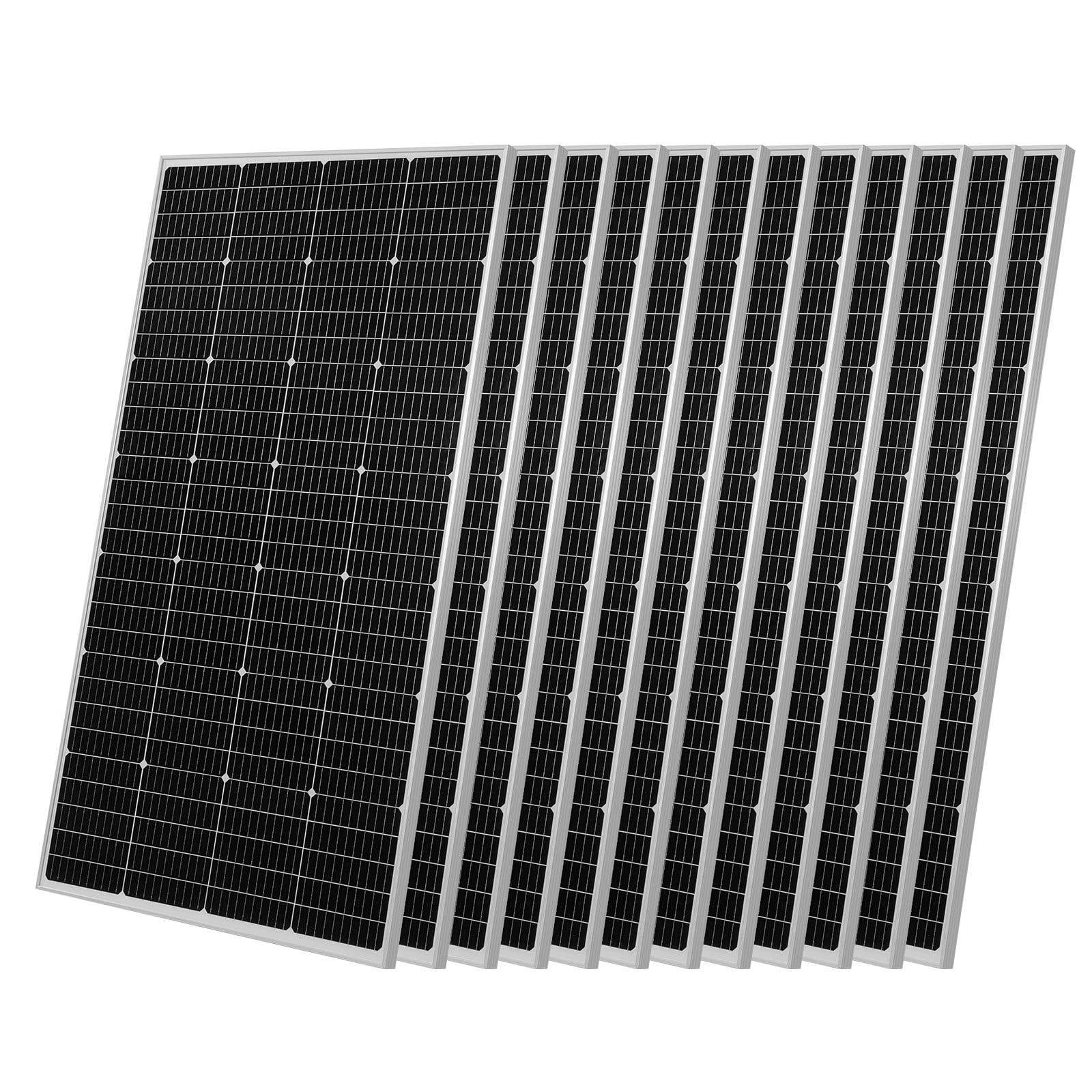 VEVOR 9600Wh Solar Power Kit 2400W 48V - 12x200W Monocrystalline Panels, 51.2V 100Ah LiFePO₄ Battery, 5000W Inverter - Зображення 9