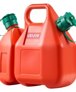 VEVOR 6L degvielas tvertne ar 1.9L eļļas tvertni, 5.5 L/min plūsma, necaurlaidīga, HDPE, pārnēsājama auto, motocikliem, ATV, UTV