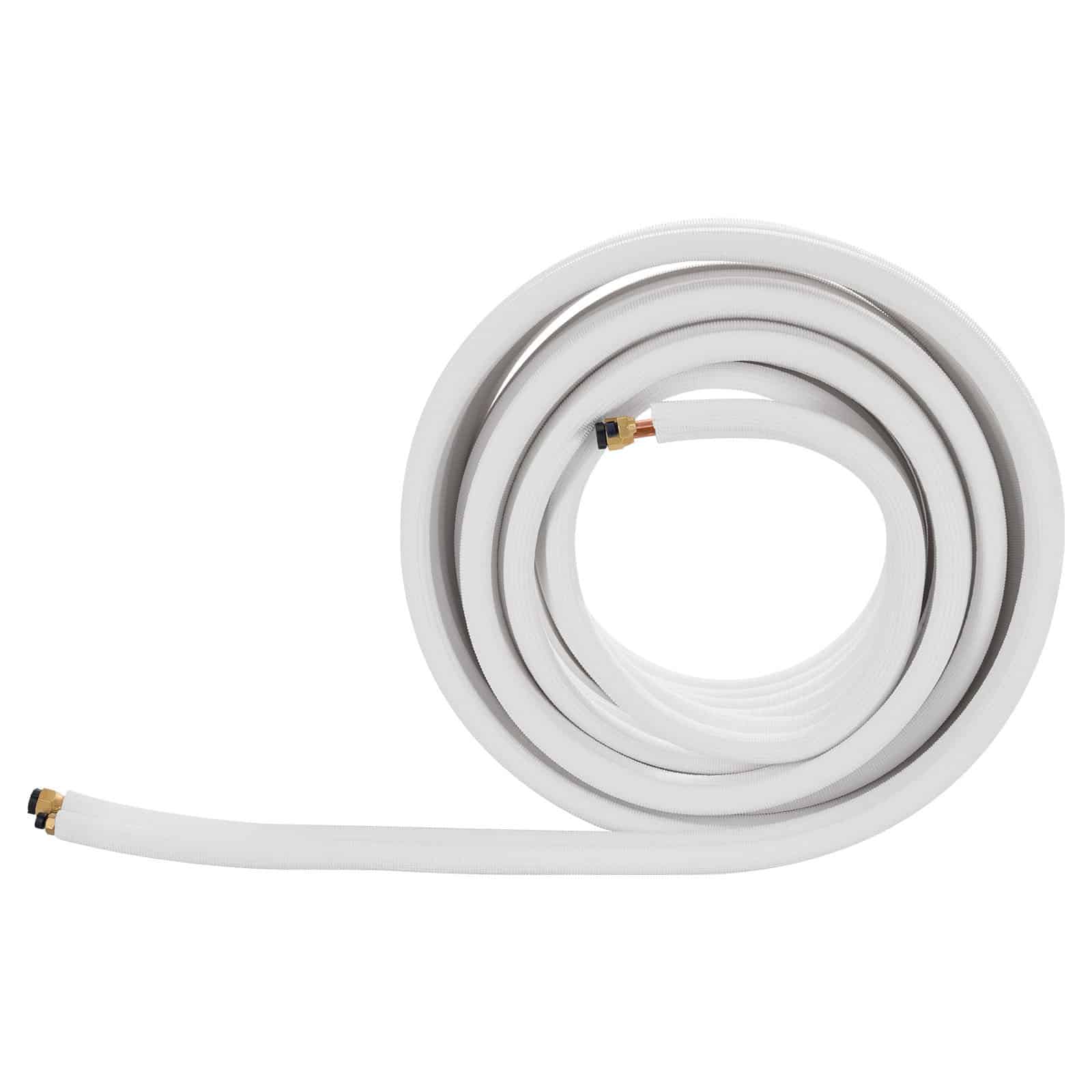 VEVOR 7.6m Mini Split AC Line Set, 9.5mm & 15.9mm Copper Tubing, Insulated Coil with Flared Nuts, Full HVAC Kit - Image 11