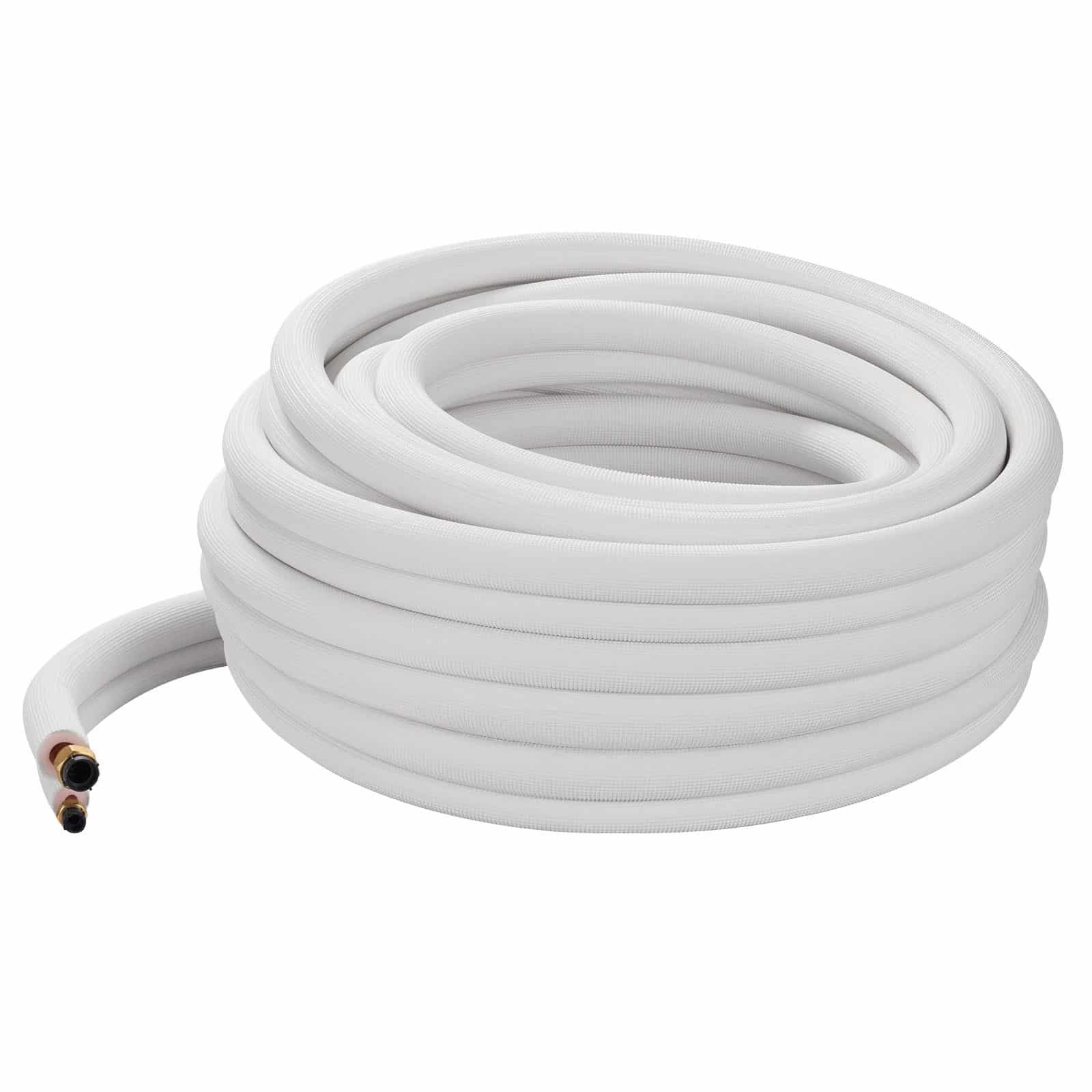 VEVOR 7.6m Mini Split AC Line Set, 9.5mm & 15.9mm Copper Tubing, Insulated Coil with Flared Nuts, Full HVAC Kit - Image 9