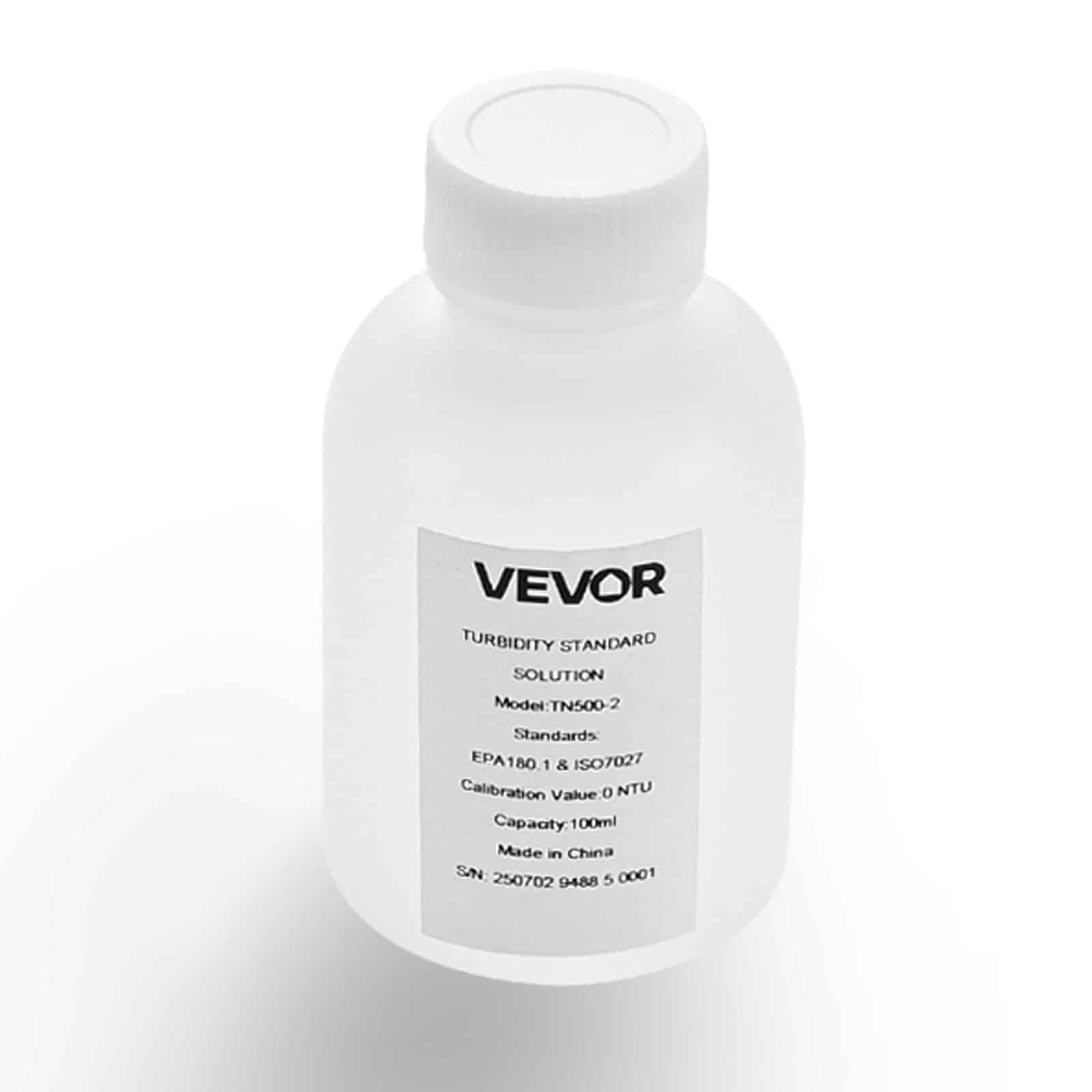 VEVOR 0 NTU Turbidity Calibration Solution, 100ml, EPA Approved, Zero-Drift, Lab-Grade Standard for Turbidity Meter Calibration — изображение 8