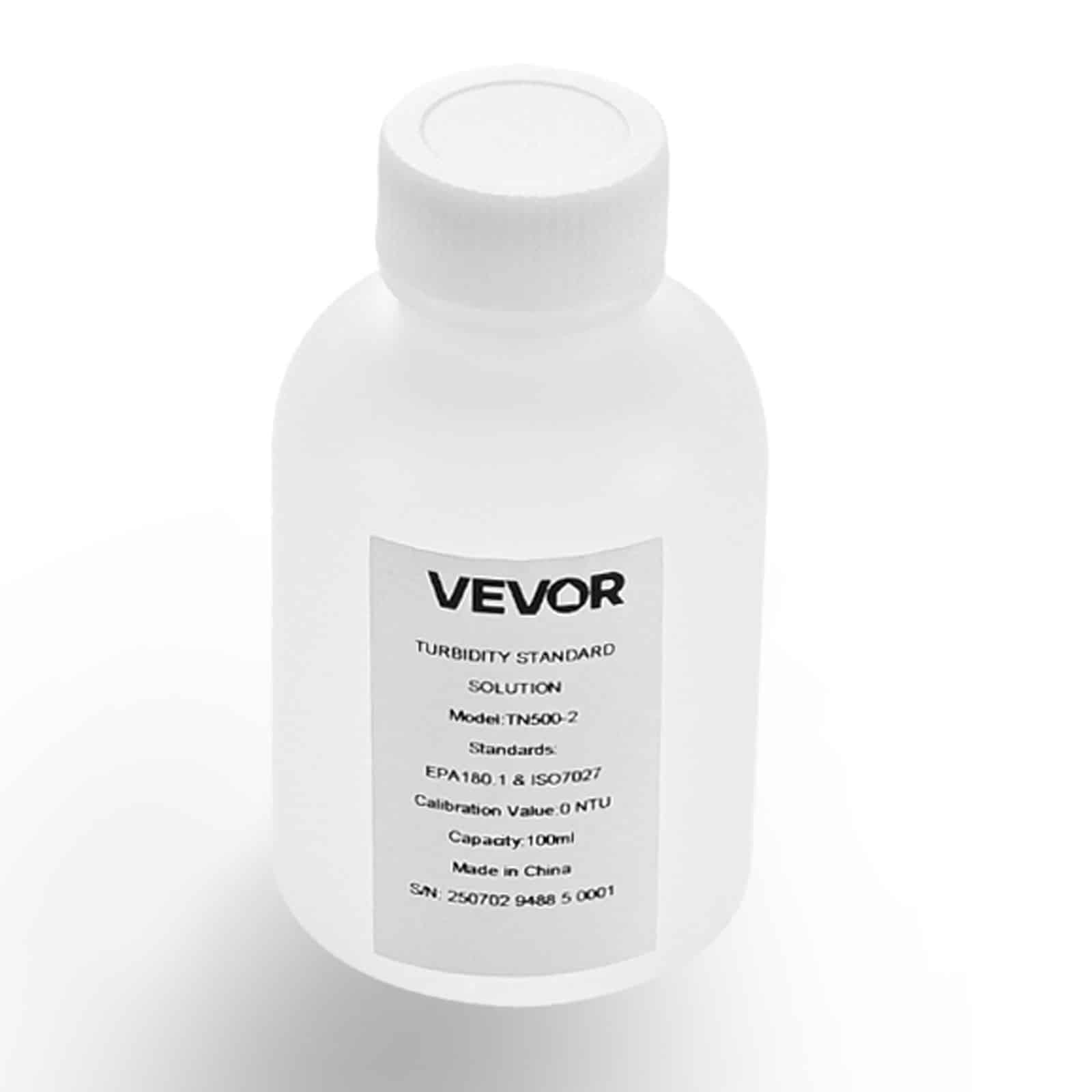 VEVOR 0 NTU Turbidity Calibration Solution, 100ml, EPA Approved, Zero-Drift, Lab-Grade Standard for Turbidity Meter Calibration — изображение 12
