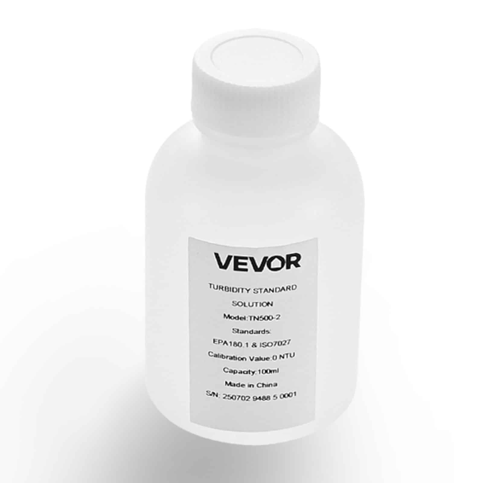 VEVOR 0 NTU Turbidity Calibration Solution, 100ml, EPA Approved, Zero-Drift, Lab-Grade Standard for Turbidity Meter Calibration — изображение 9